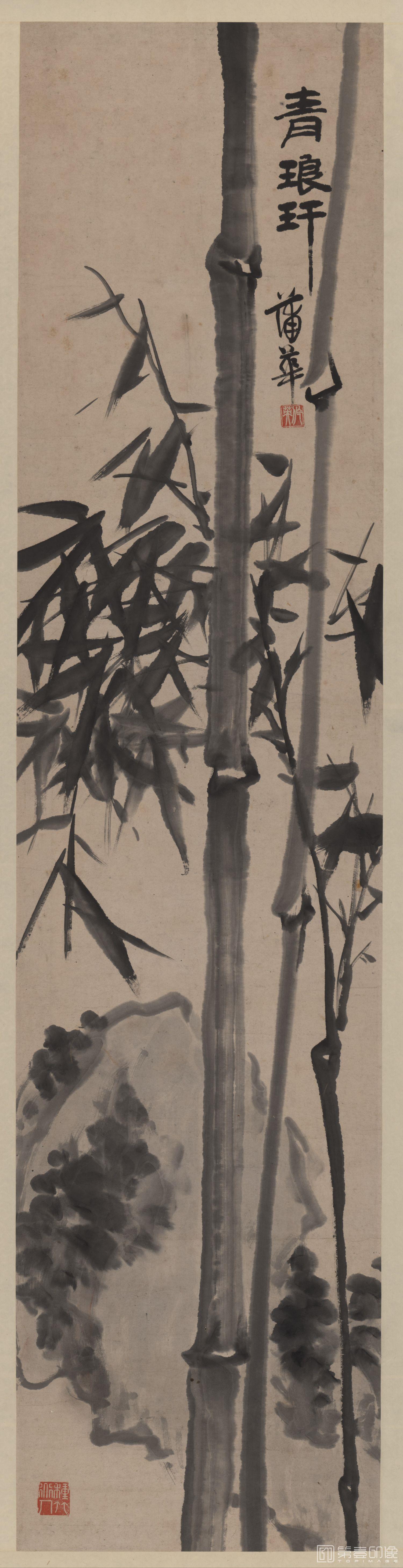 国画-水墨竹子-05