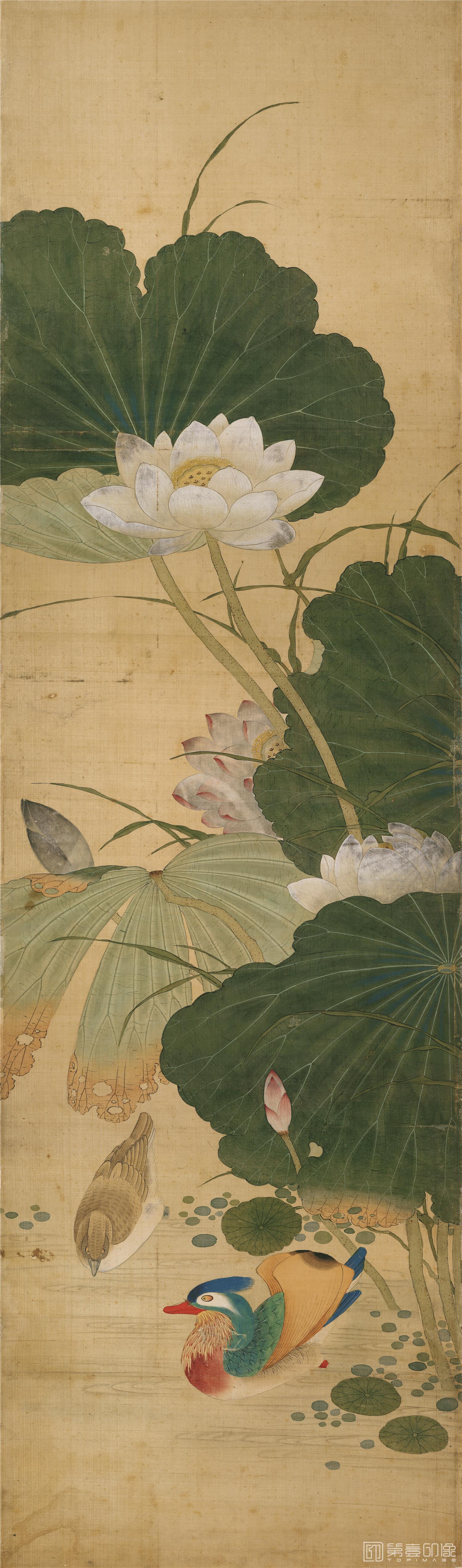 国画-四季花鸟图屏-05