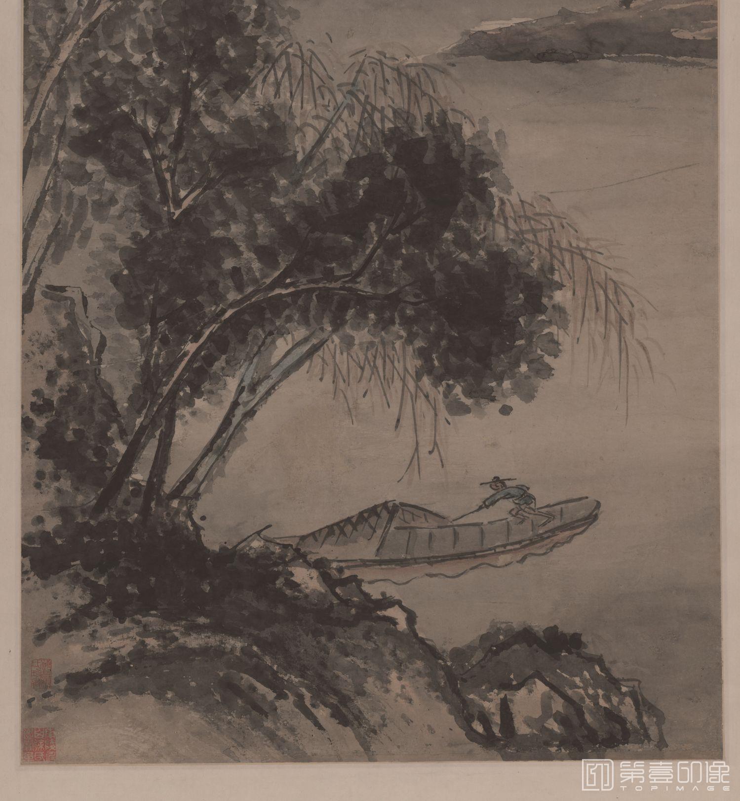 国画-高山山水图-02