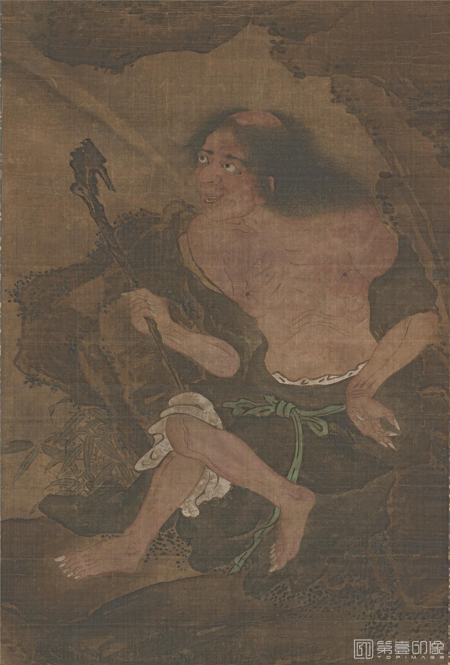 国画-铁拐李-47X70cm