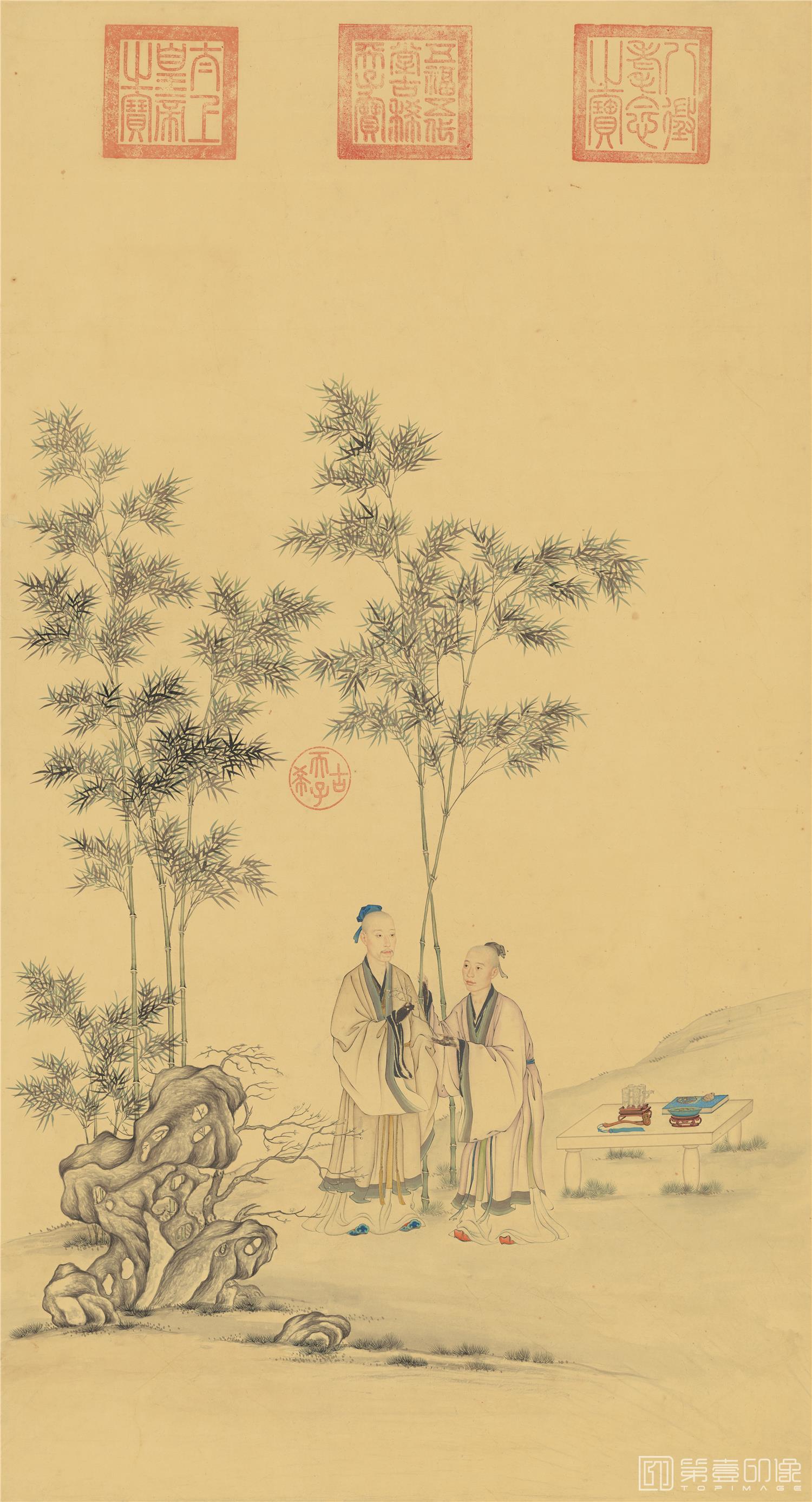 国画-平安春信-56X120cm