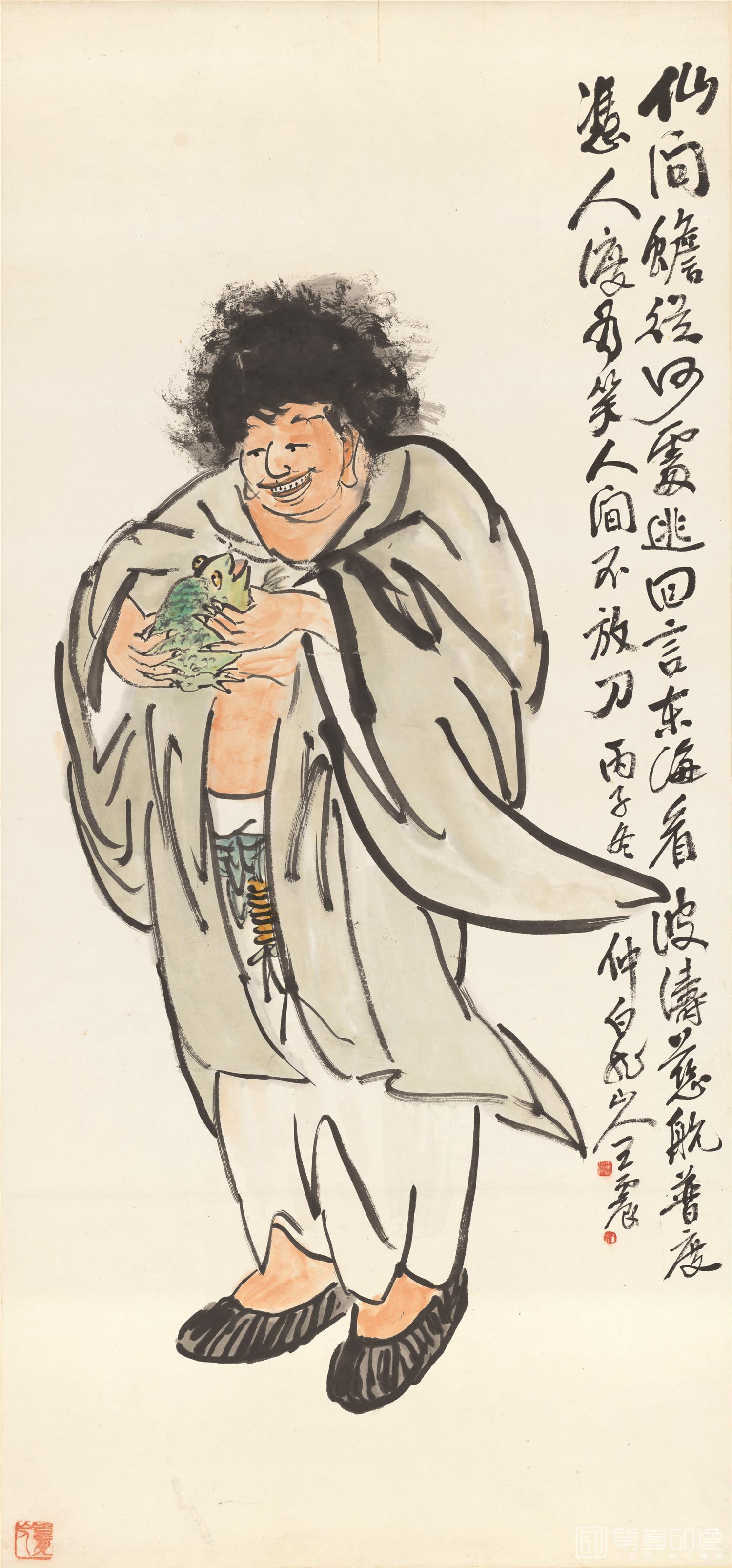 国画-佛教人物-70X150cm