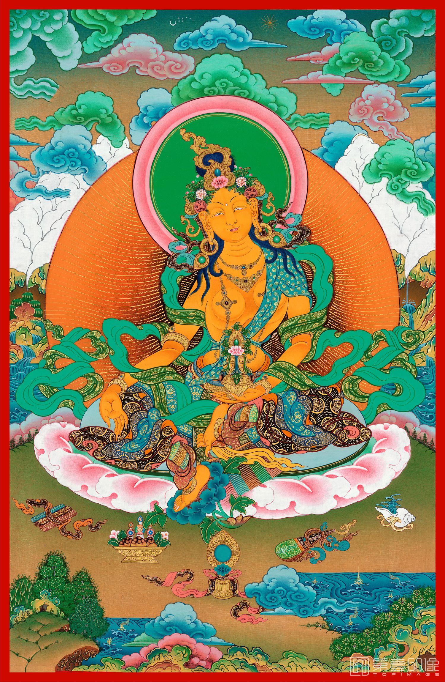 手绘-唐卡-唐卡册页-01