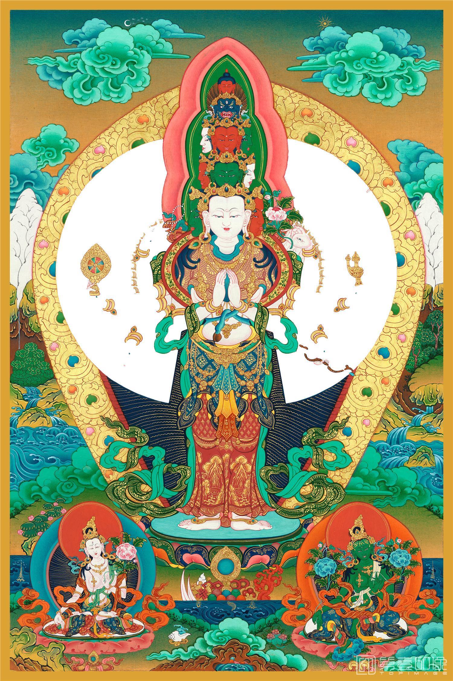 手绘-唐卡-唐卡册页-05