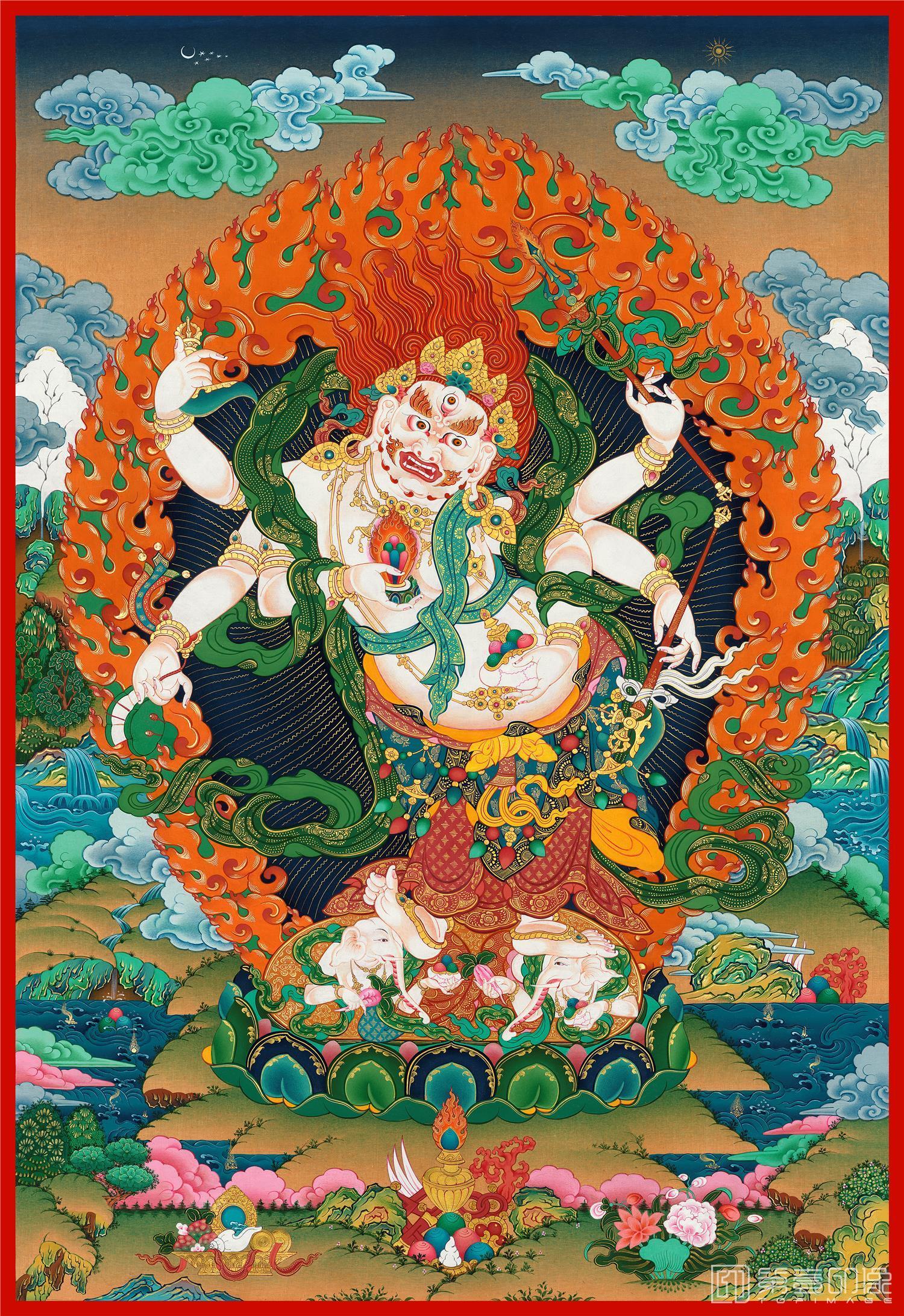 手绘-唐卡-唐卡册页-07