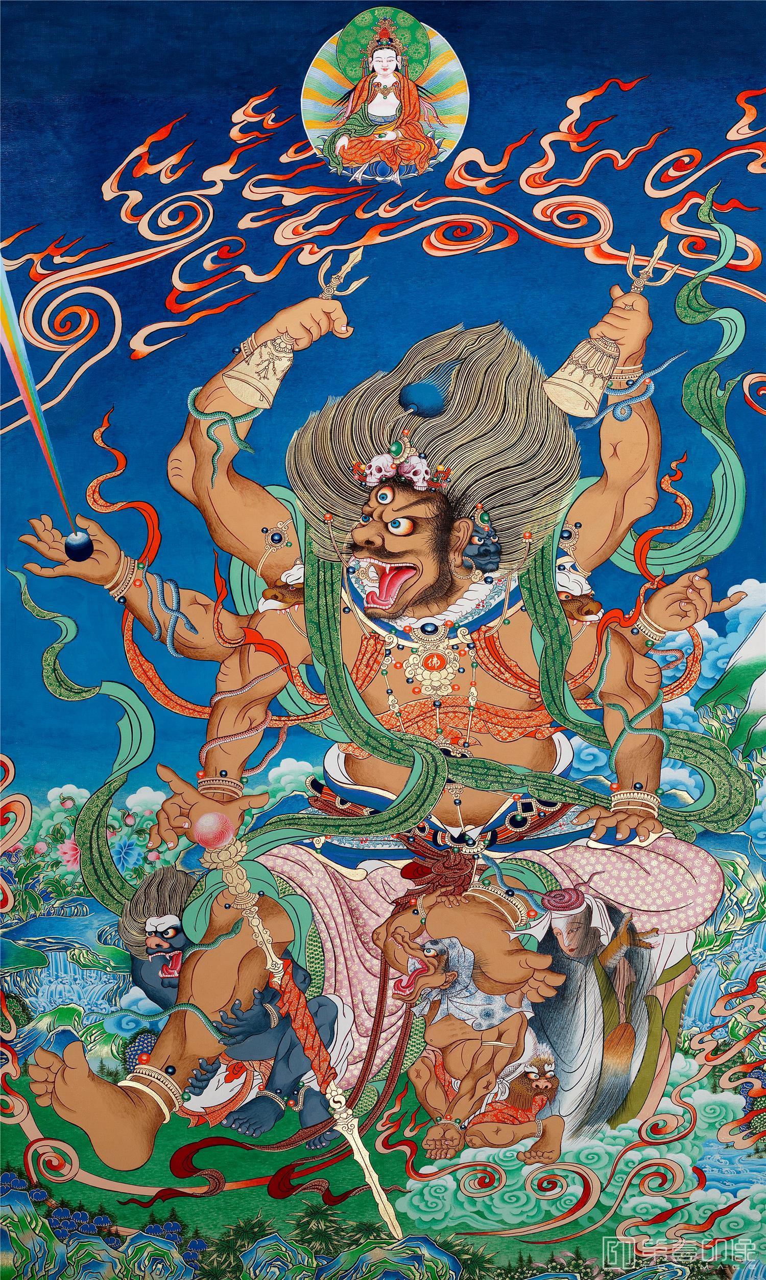 手绘-唐卡-唐卡佛像-15