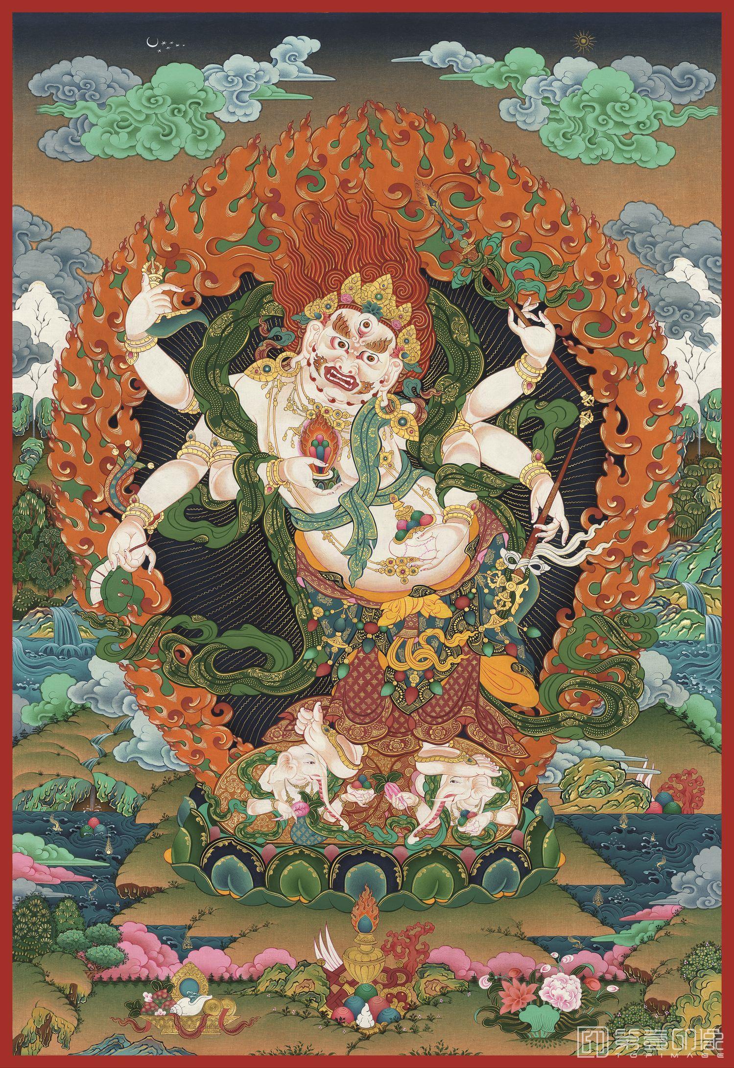 水彩画-唐卡-04
