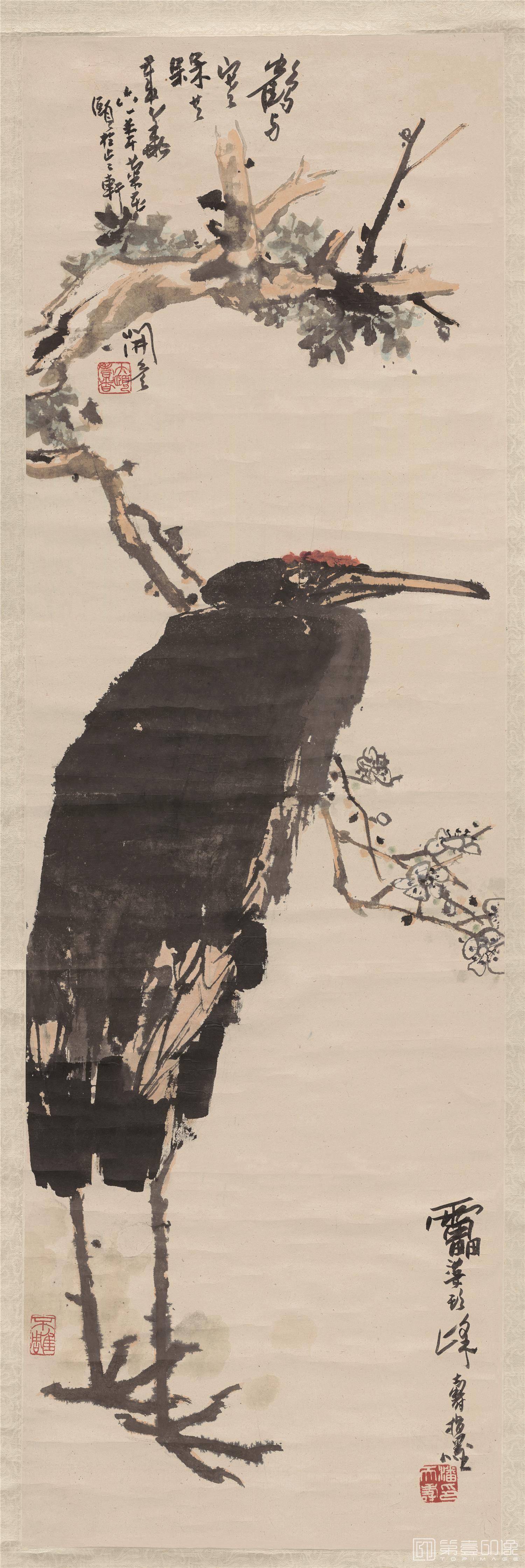 国画-鹤-01