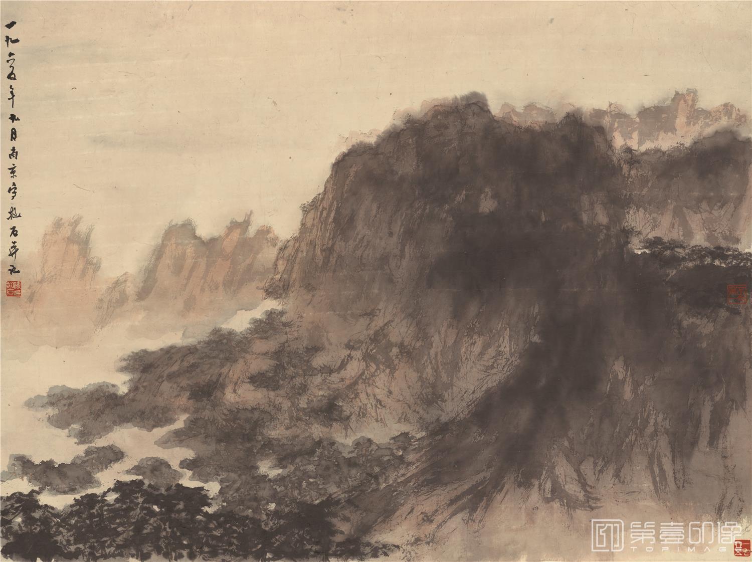 国画-大好河山-99X74cm