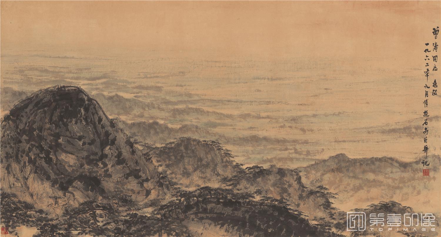 国画-江山多娇-96X178cm