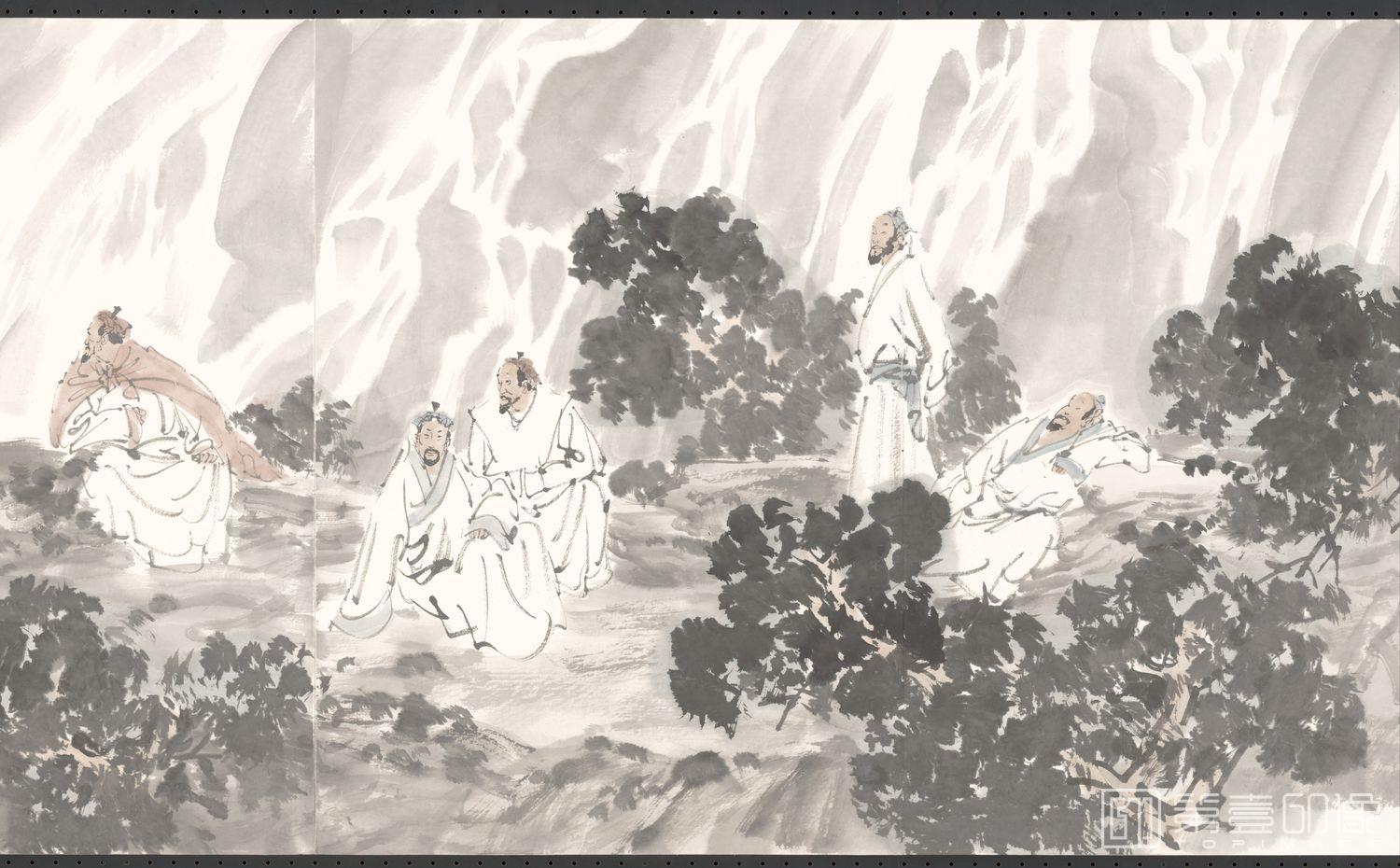 国画-梅花三弄-09