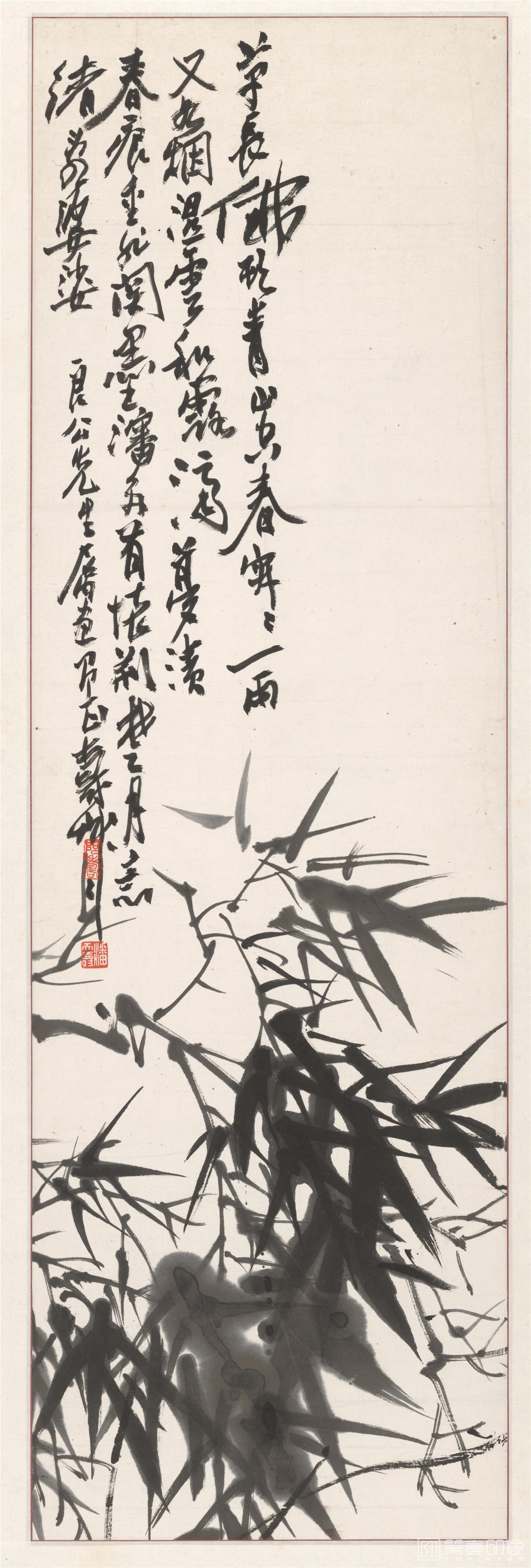 国画-赠关良的画