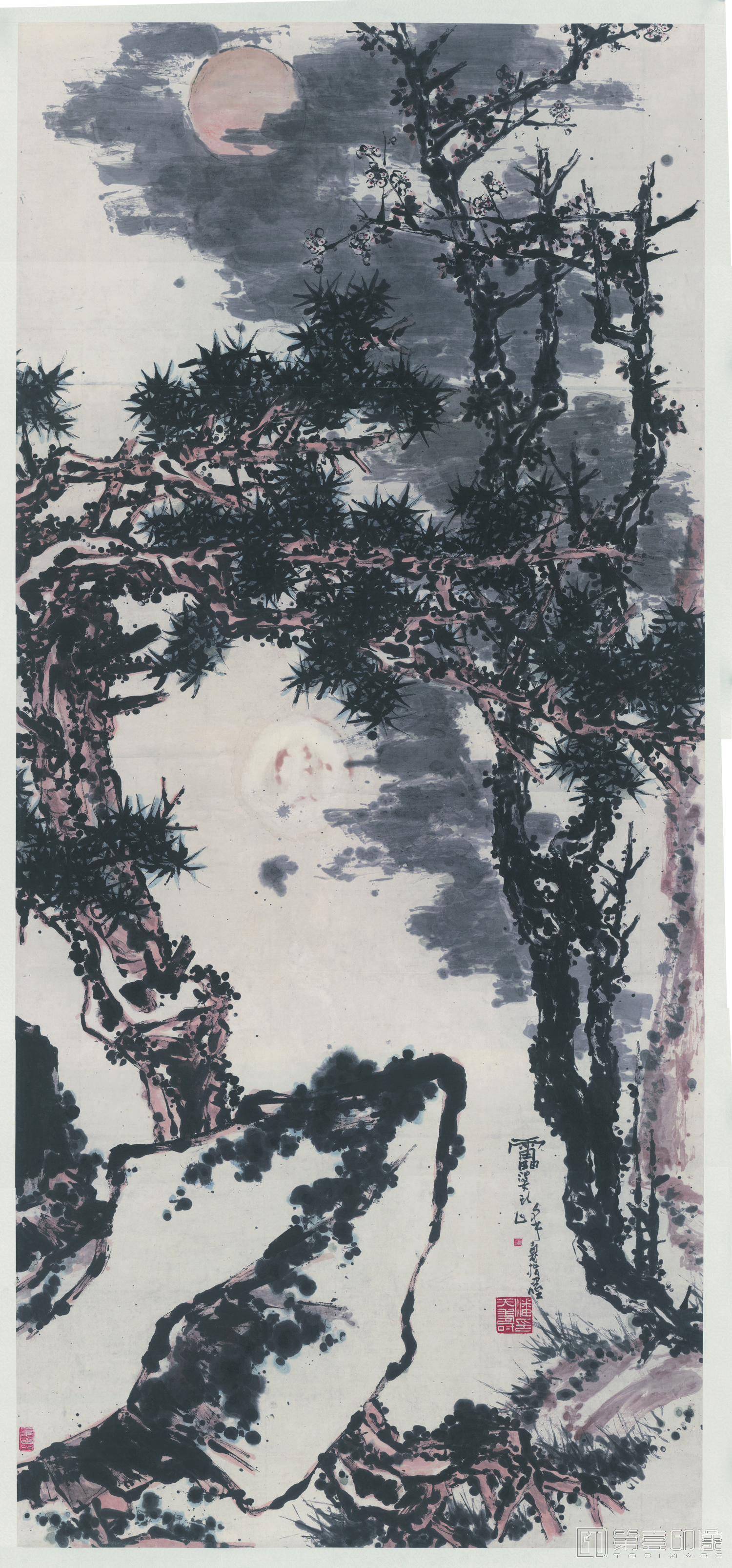 国画-墨梅