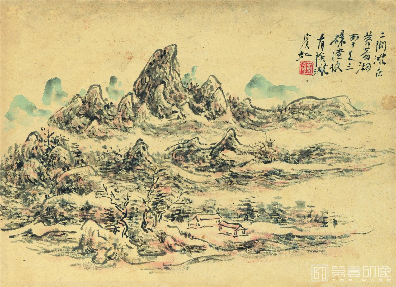 国画-山水册页-23X16.5cm-19