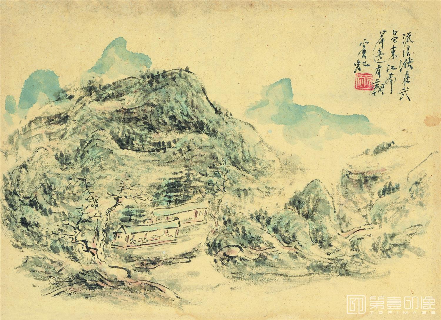 国画-山水册页-23X16.5cm-21