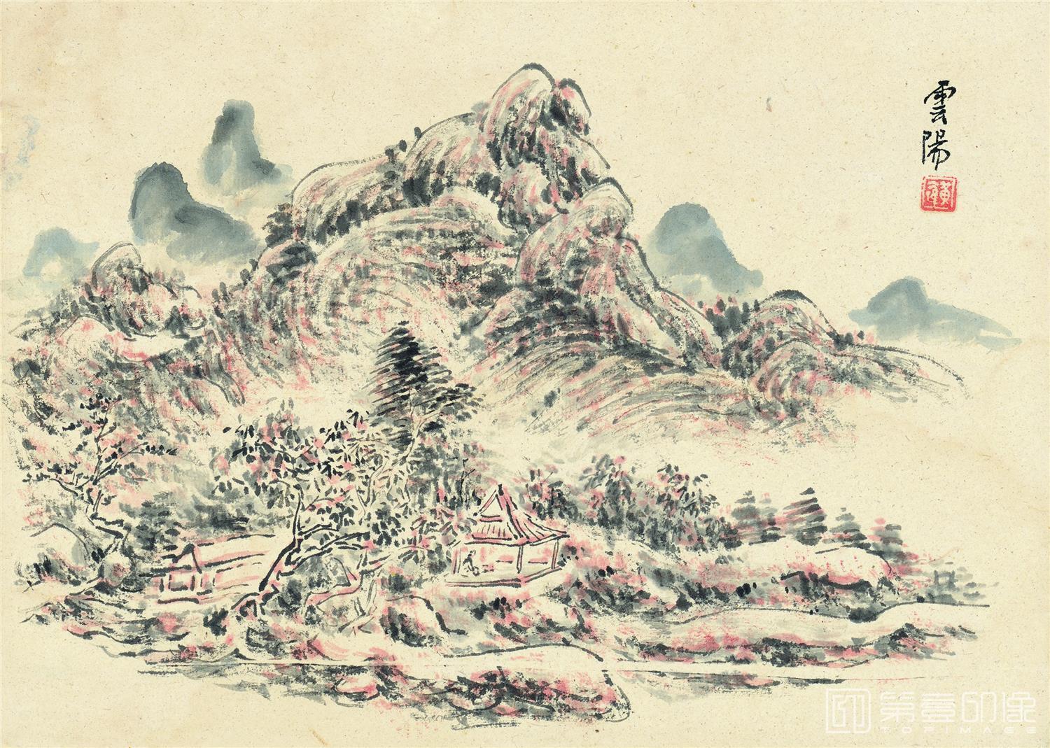 国画-山水册页-23X16.5cm-11