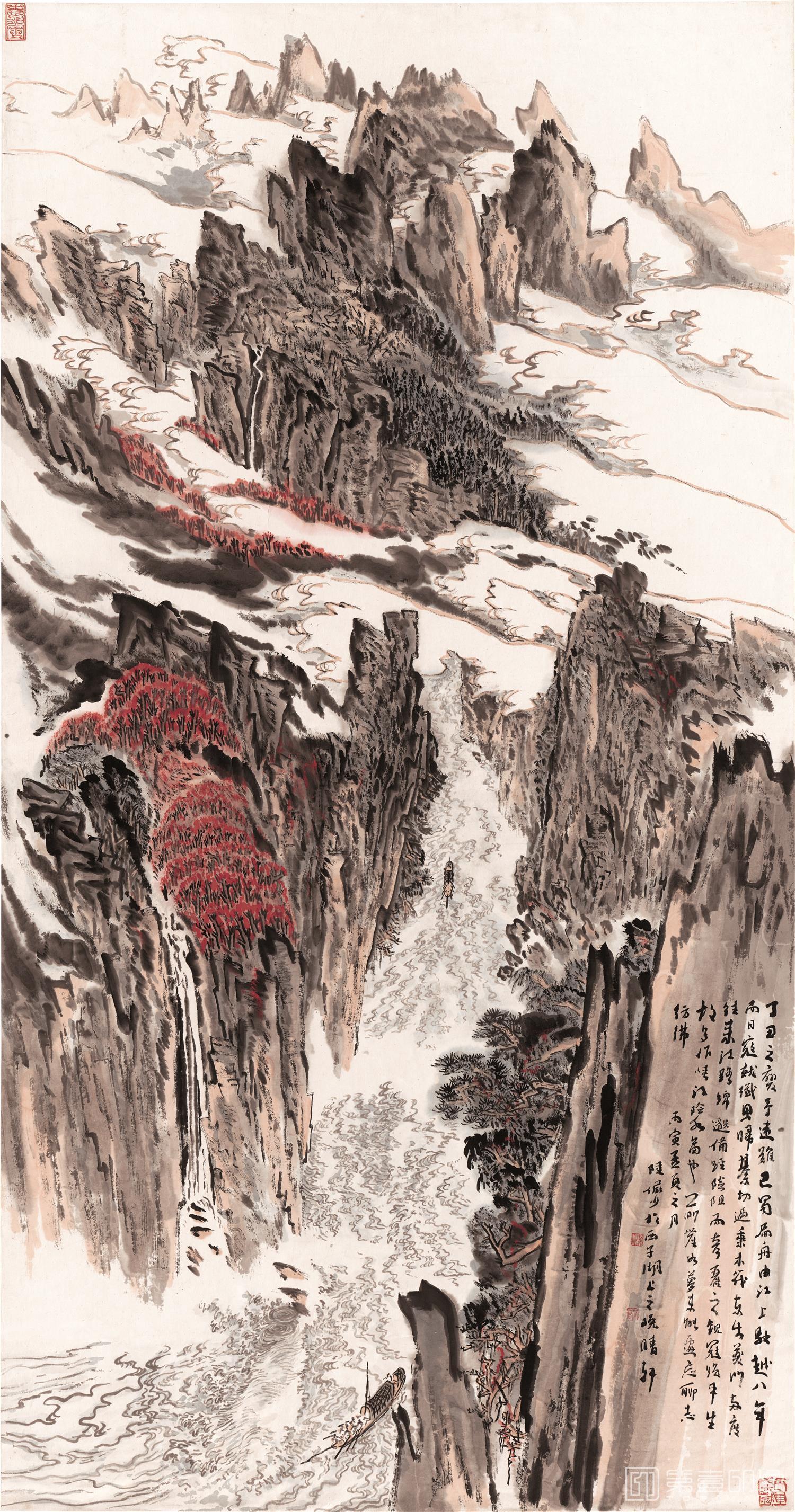 国画-千里江陵图-98x183cm