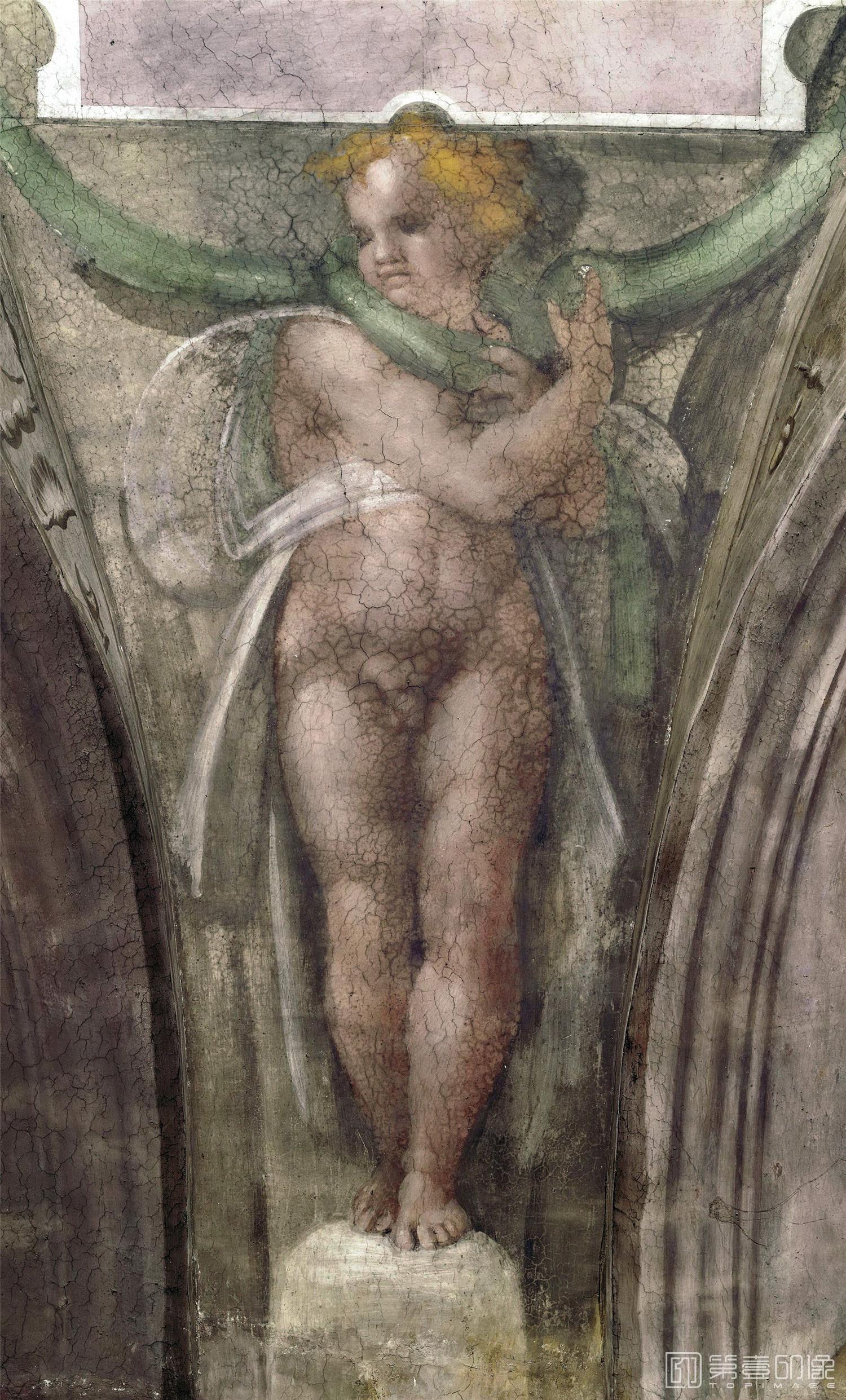 雕塑-米开朗基罗·博那罗蒂 Michelangelo di Lodovico Buonarroti Simoni作品图集-046