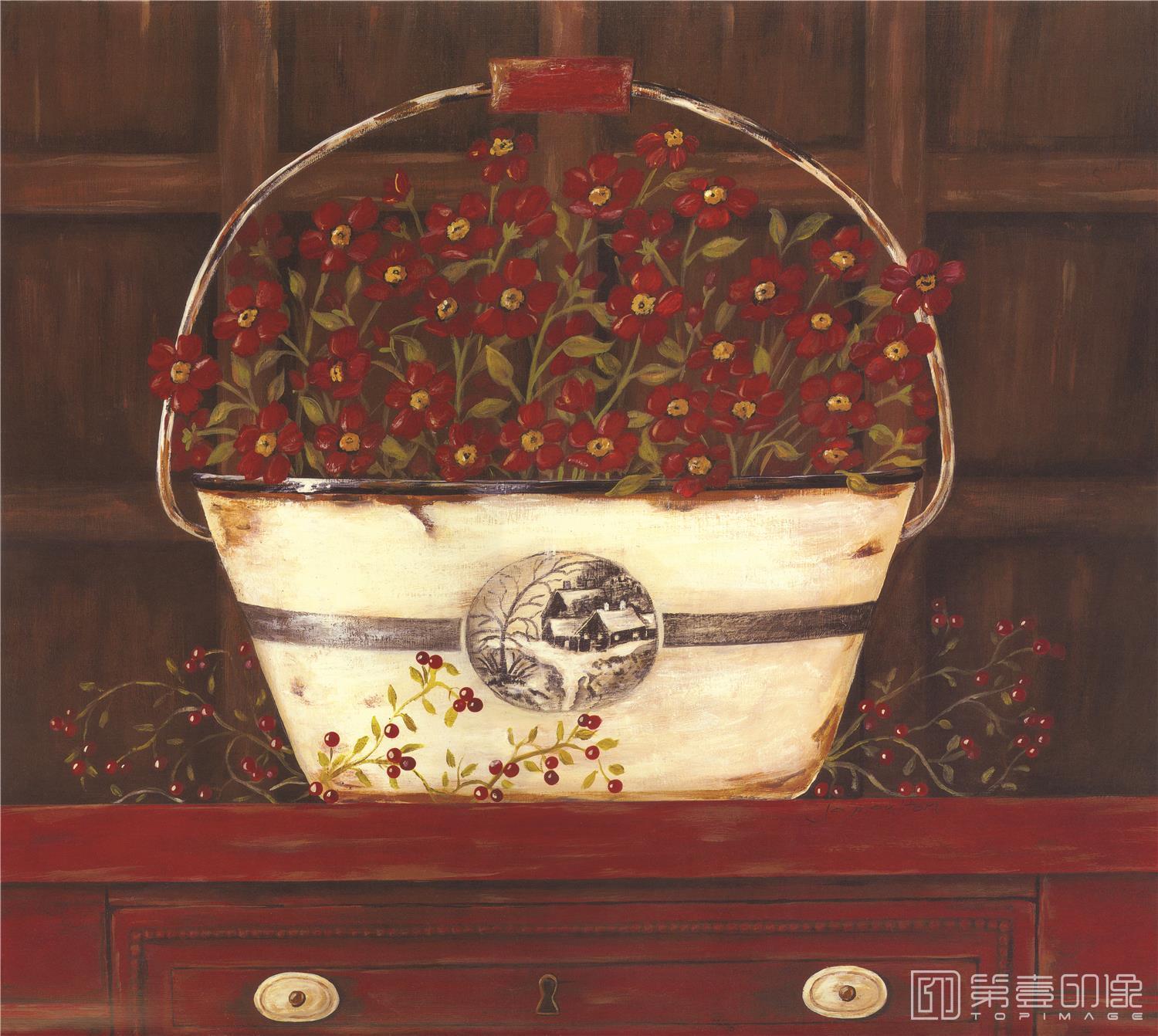 油画-卡通类-田园生活-04