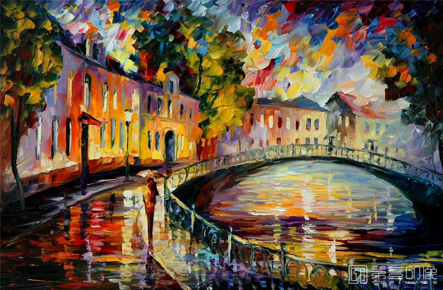 油画-李奥尼德·阿夫列莫夫 Leonid Afremov作品集-020