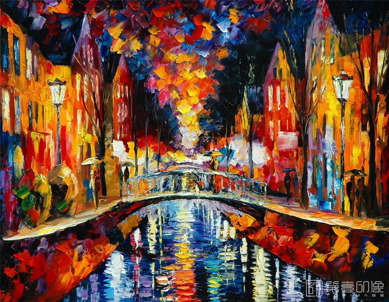 油画-李奥尼德·阿夫列莫夫 Leonid Afremov作品集-060