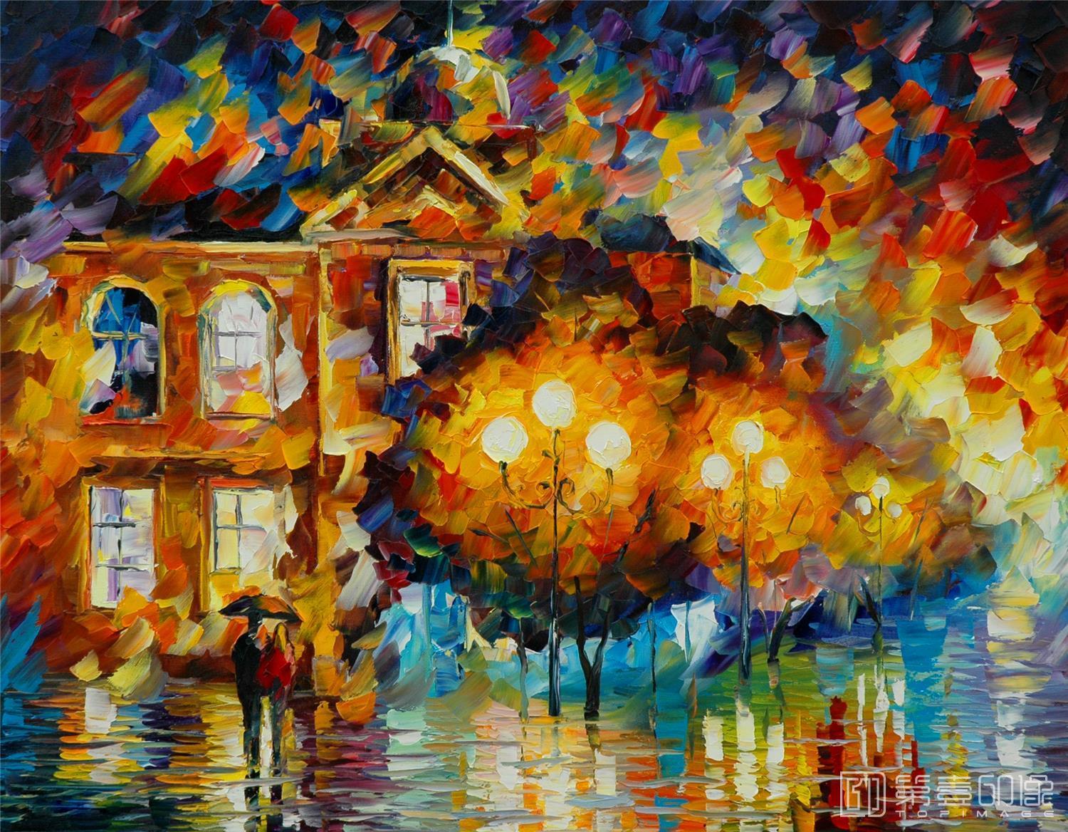 油画-李奥尼德·阿夫列莫夫 Leonid Afremov作品集-064