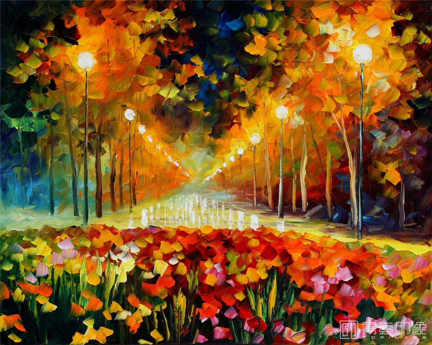 油画-李奥尼德·阿夫列莫夫 Leonid Afremov作品集-099