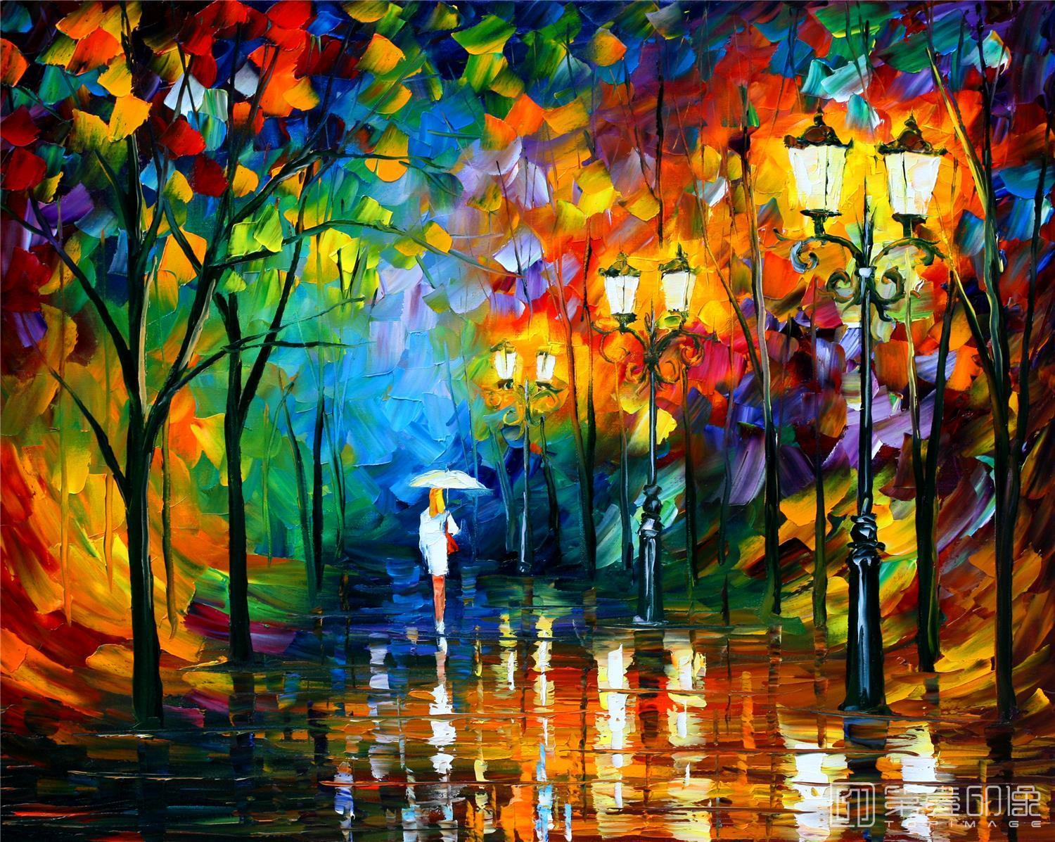 油画-李奥尼德·阿夫列莫夫 Leonid Afremov作品集-100