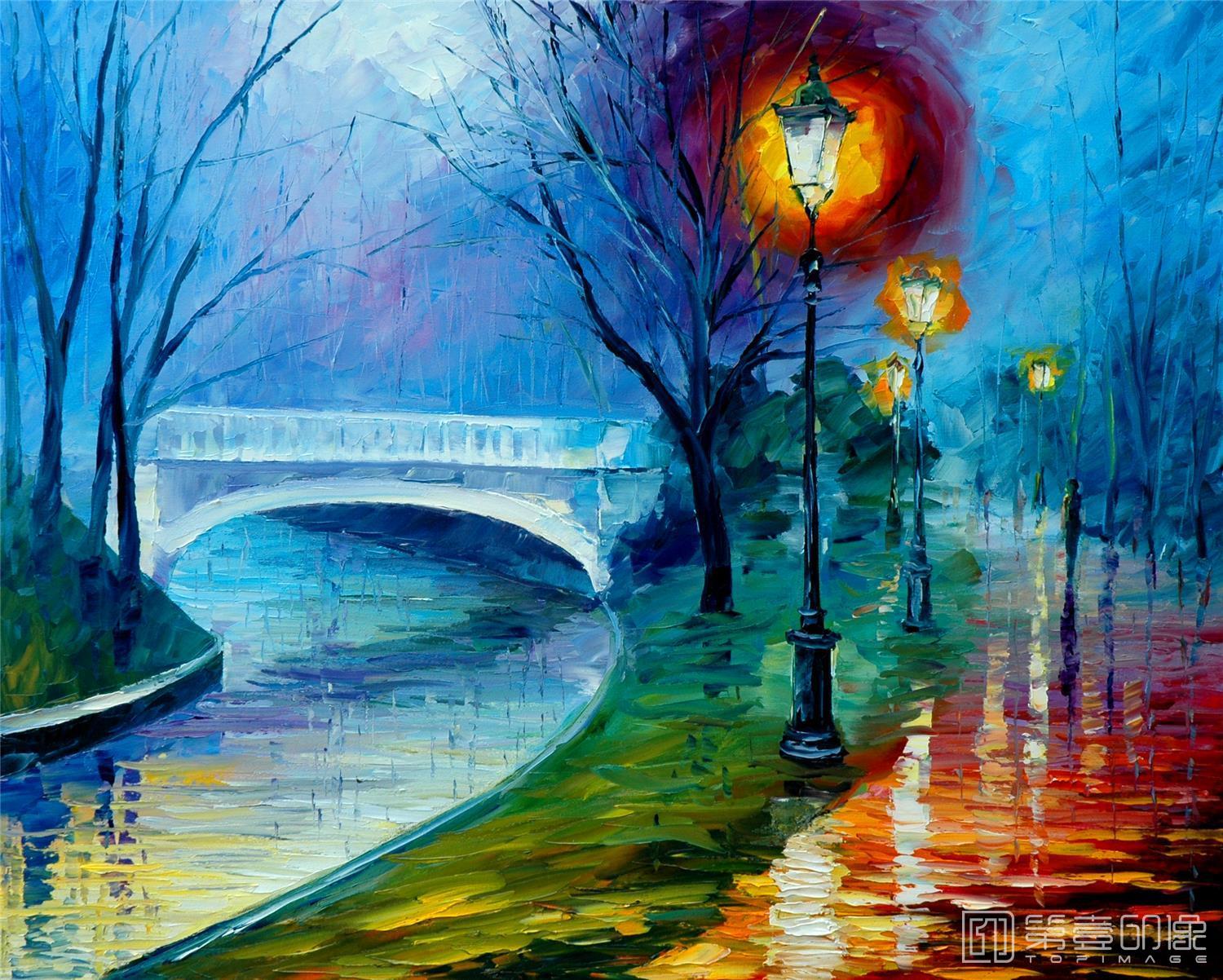 油画-李奥尼德·阿夫列莫夫 Leonid Afremov作品集-106