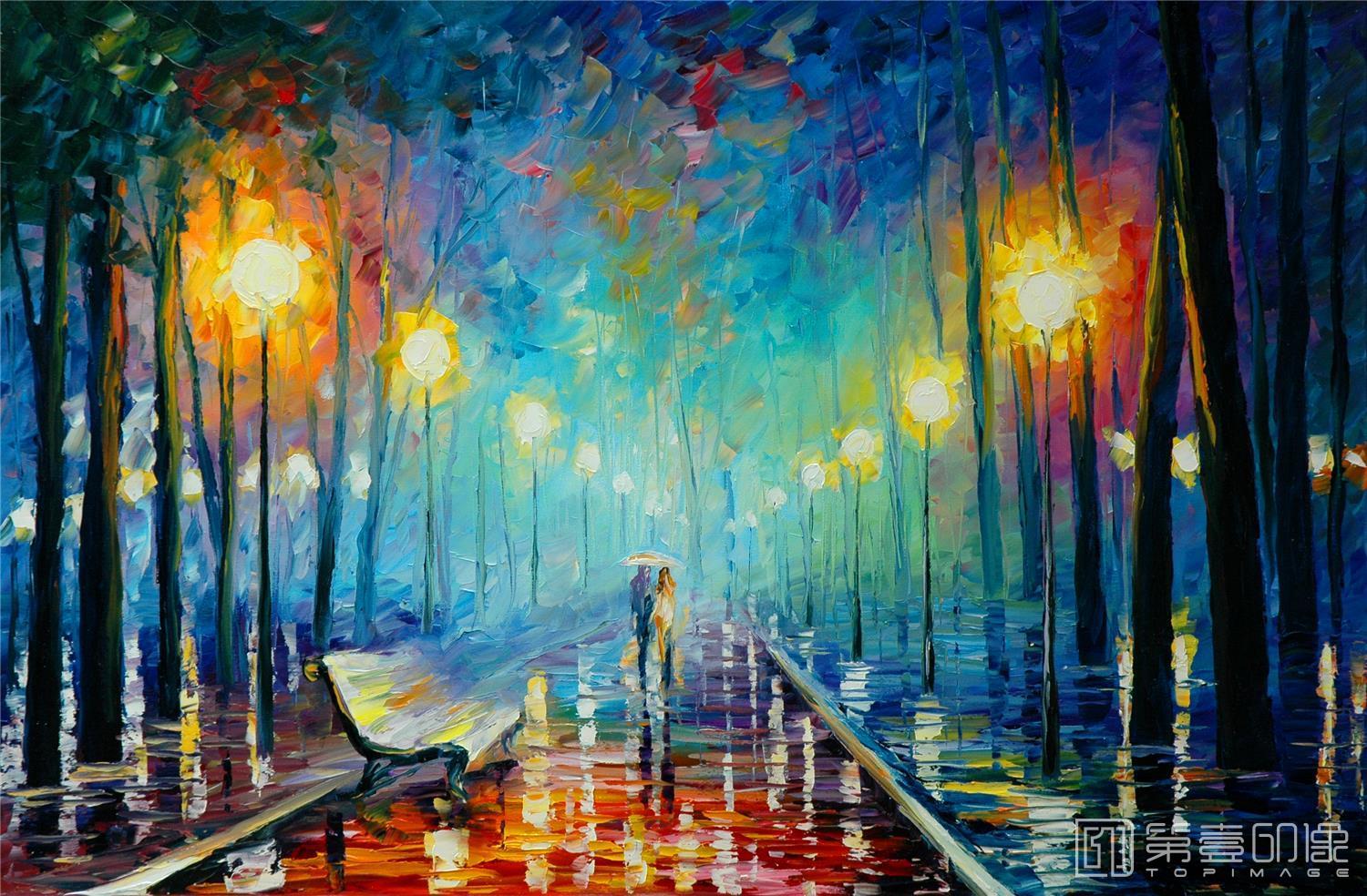 油画-李奥尼德·阿夫列莫夫 Leonid Afremov作品集-107