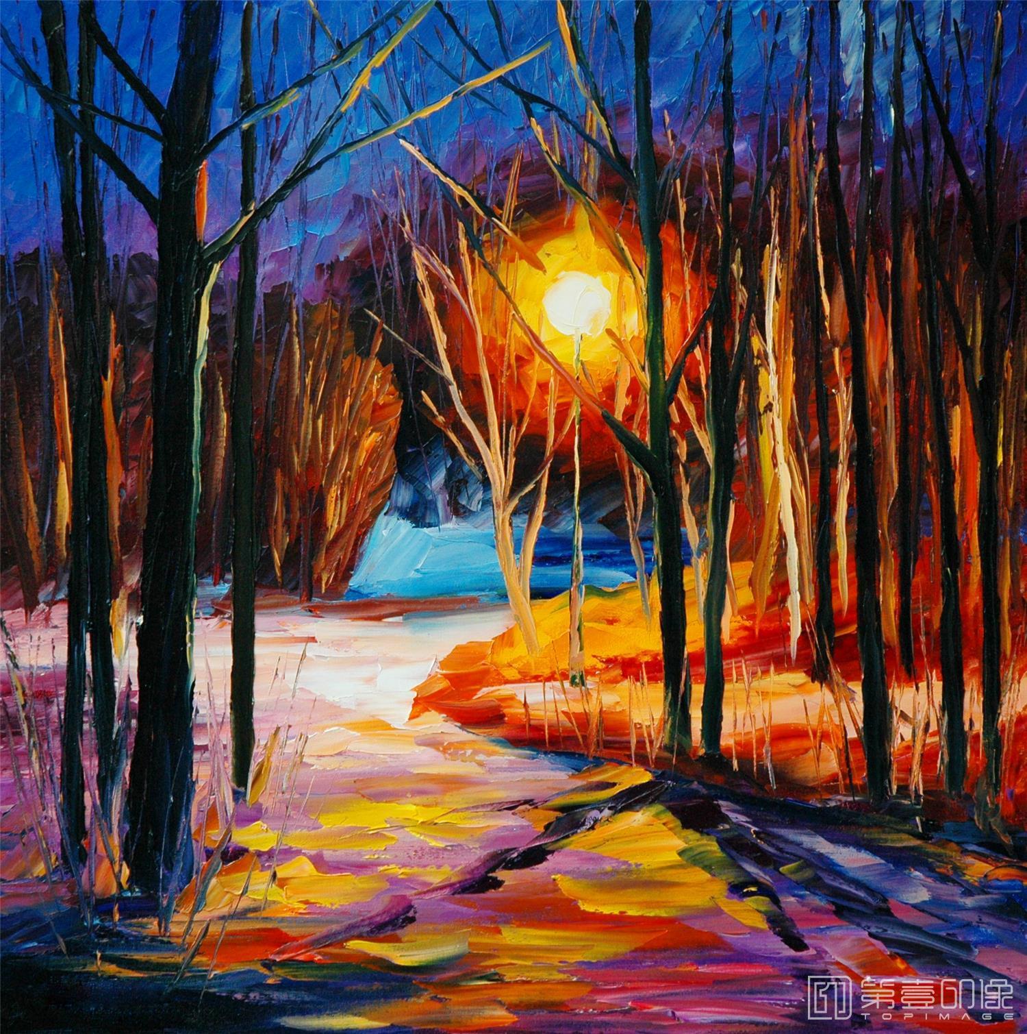 油画-李奥尼德·阿夫列莫夫 Leonid Afremov作品集-111