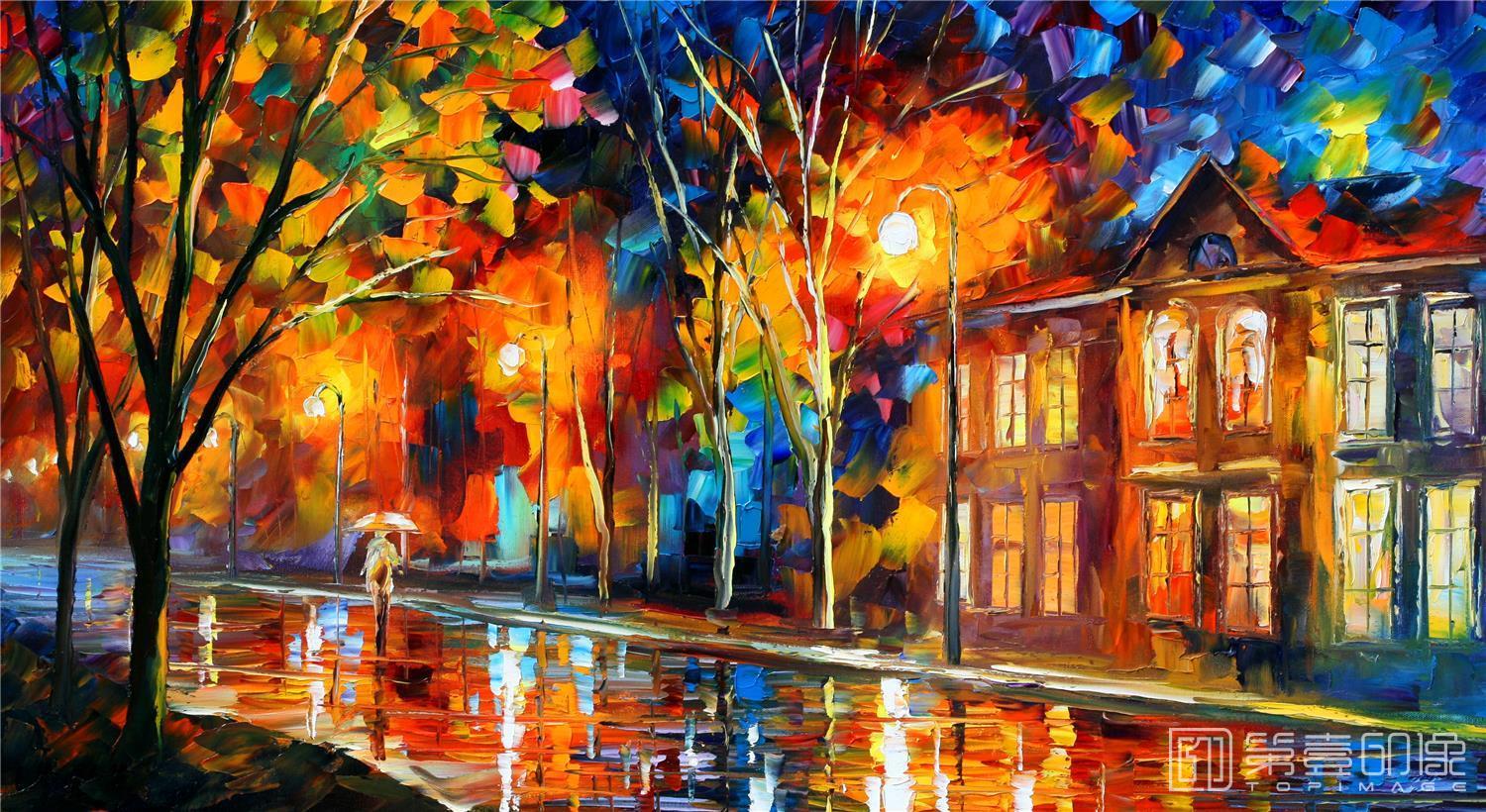 油画-李奥尼德·阿夫列莫夫 Leonid Afremov作品集-112