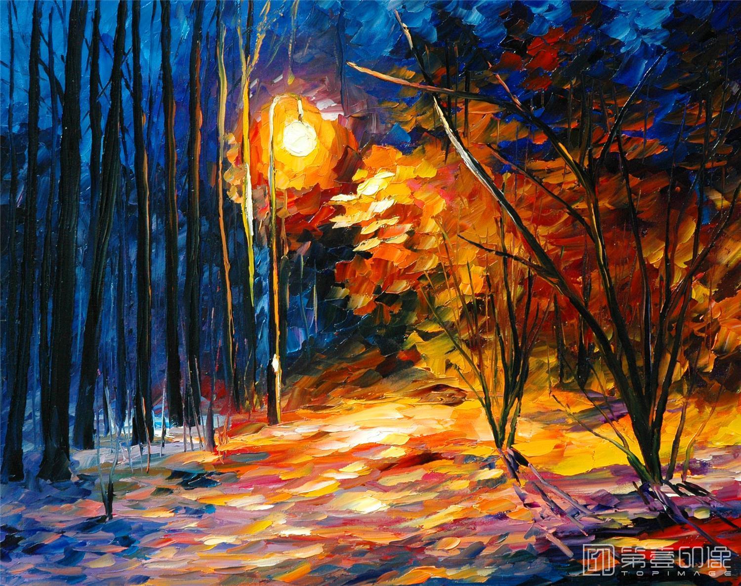油画-李奥尼德·阿夫列莫夫 Leonid Afremov作品集-115