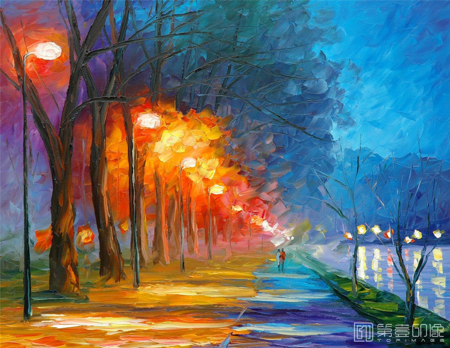 油画-李奥尼德·阿夫列莫夫 Leonid Afremov作品集-134