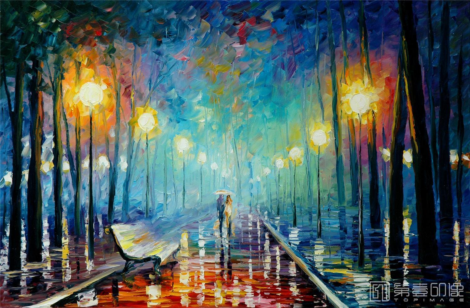油画-李奥尼德·阿夫列莫夫 Leonid Afremov作品集-152