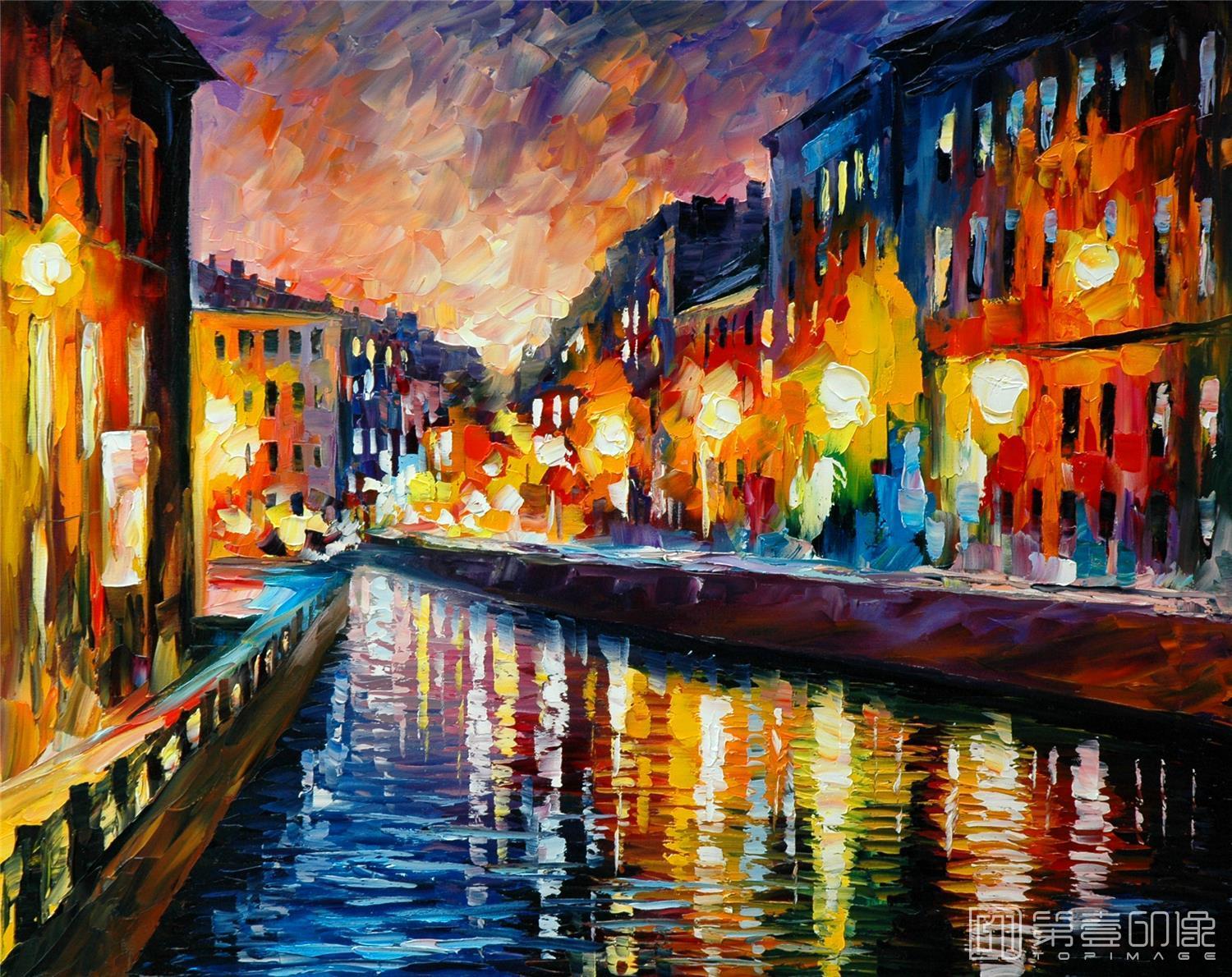 油画-李奥尼德·阿夫列莫夫 Leonid Afremov作品集-186