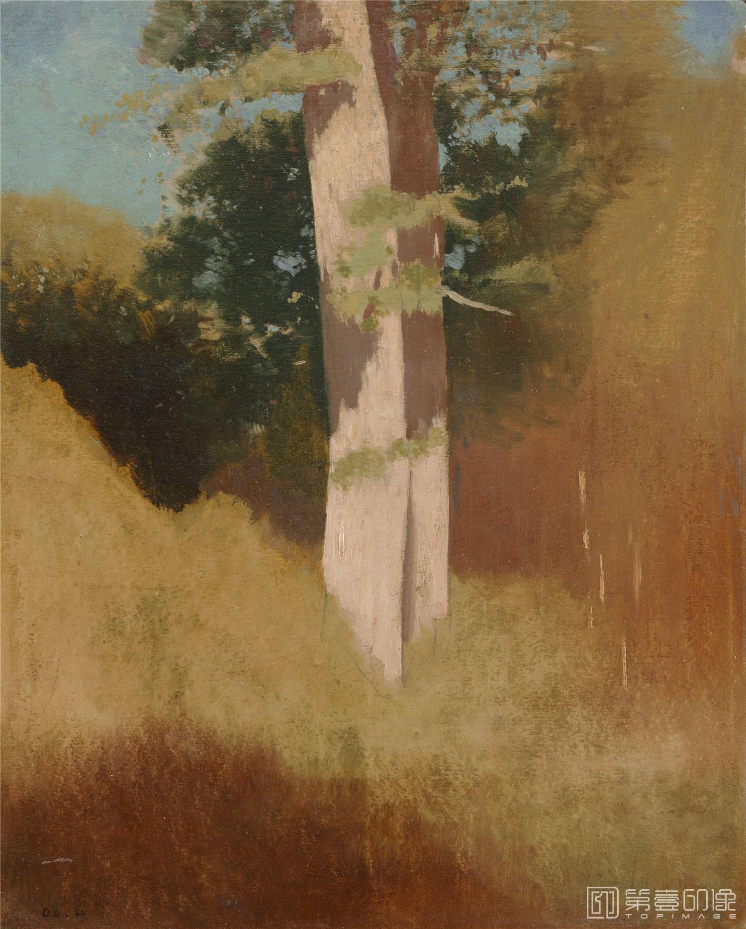 油画-奥迪隆·雷东 Odilon Redon作品集-098