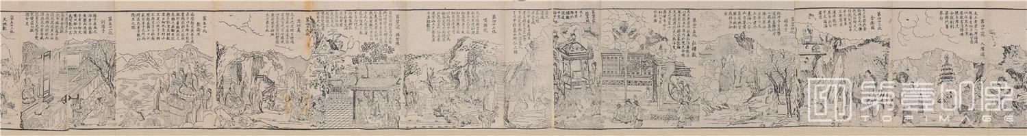 国画-金阙玄元太上老君八十一化图卷纸本-分段-07