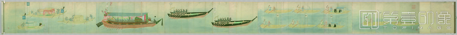 手绘-日本-高阶隆兼-春日権现验记绘图卷纸本-8×44562cm