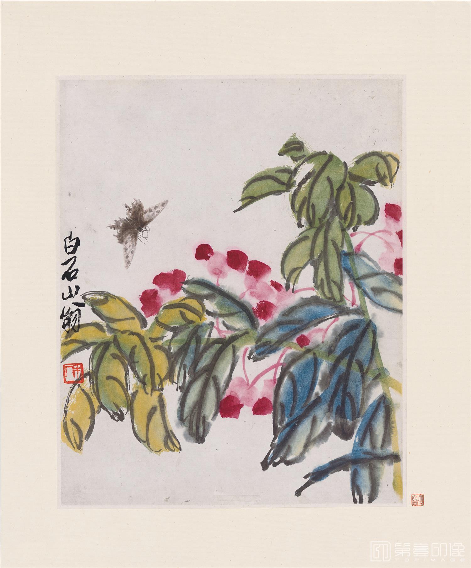 国画-叶隐无声册页-334x435-04