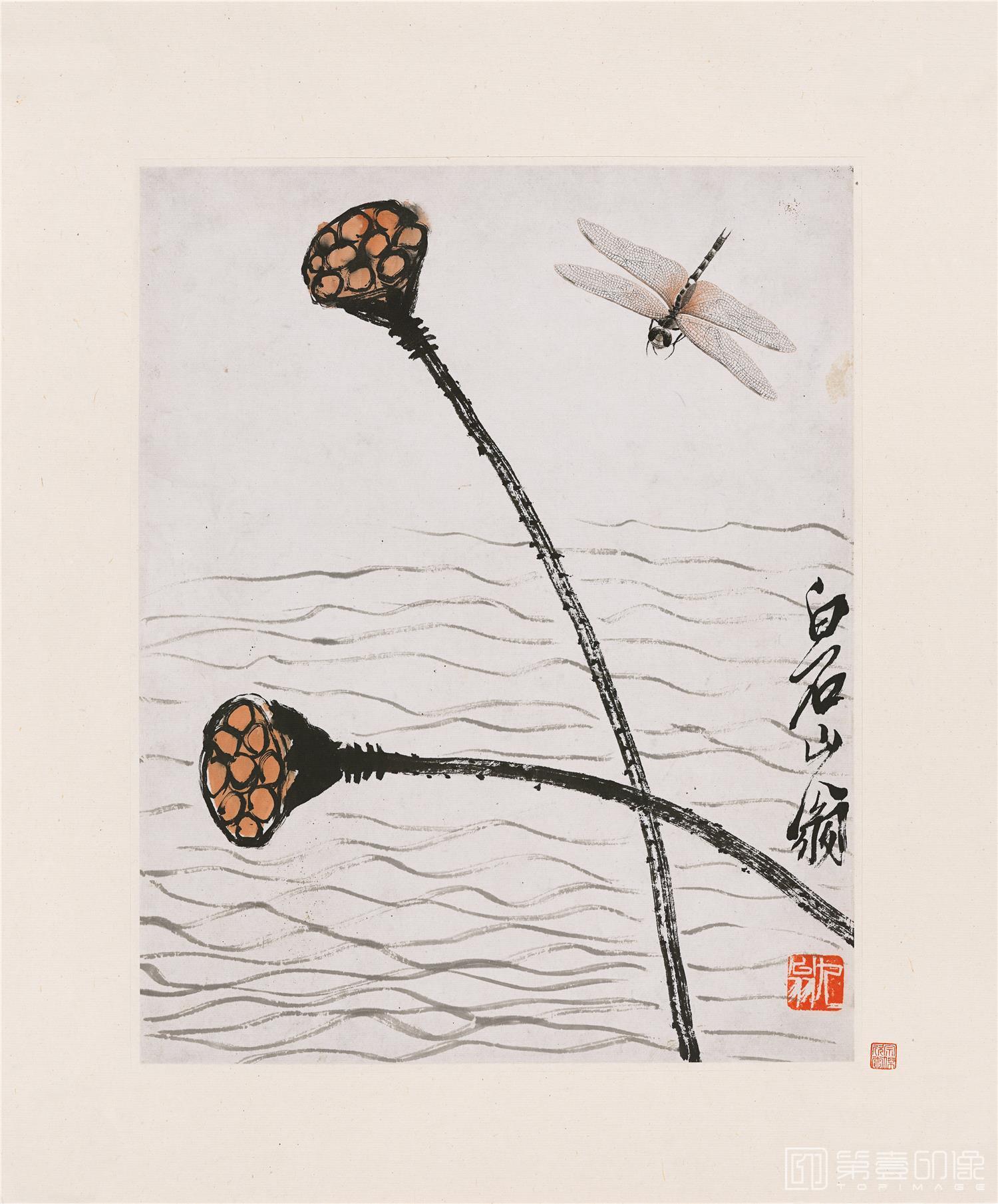 国画-叶隐无声册页-334x435-18