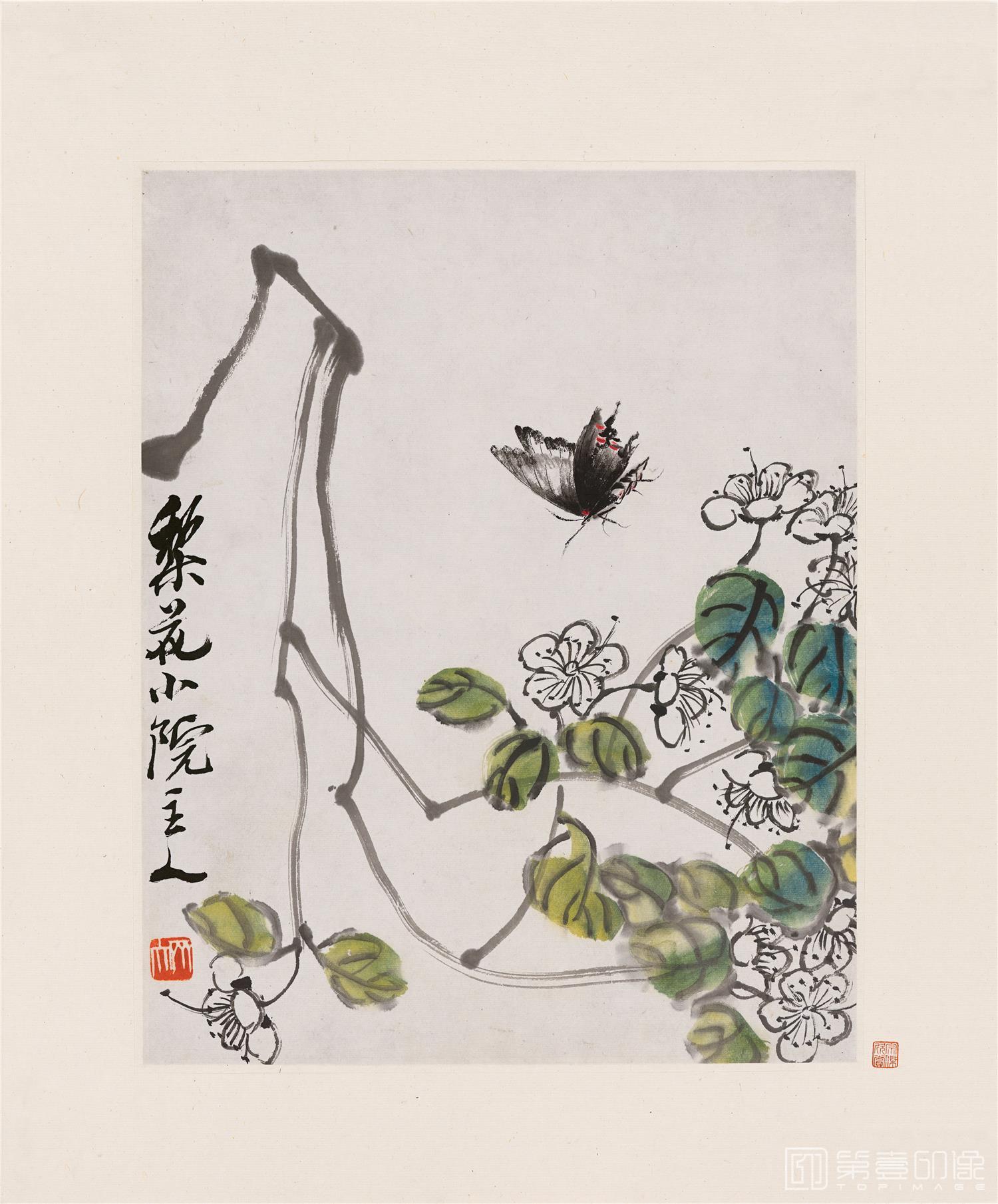国画-叶隐无声册页-334x435-19