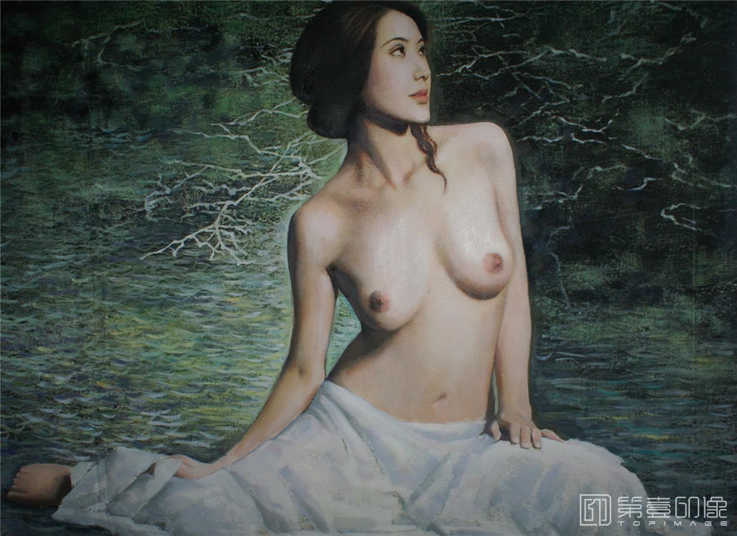 油画-典雅人物画-036