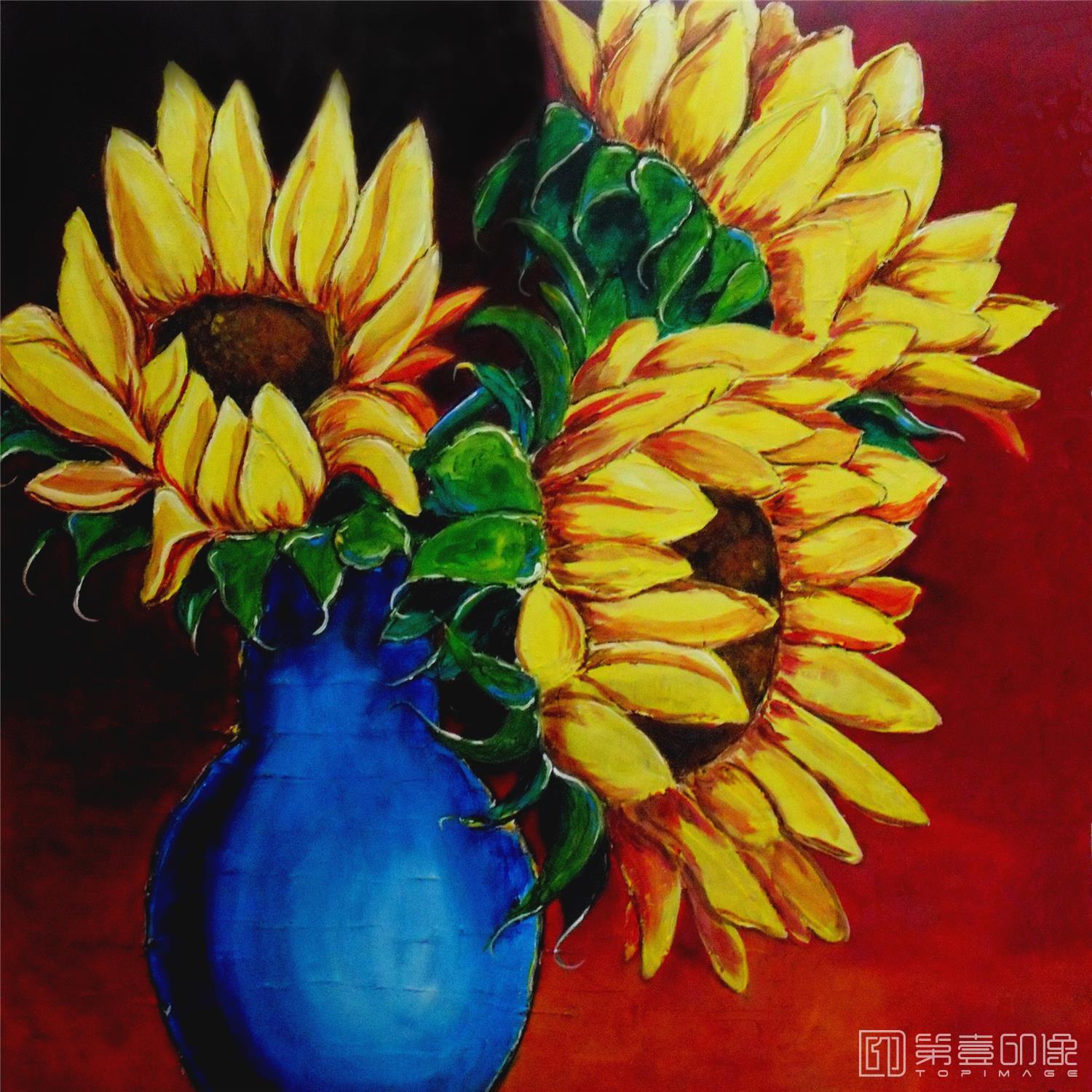 水彩画-套图-2联-花-110