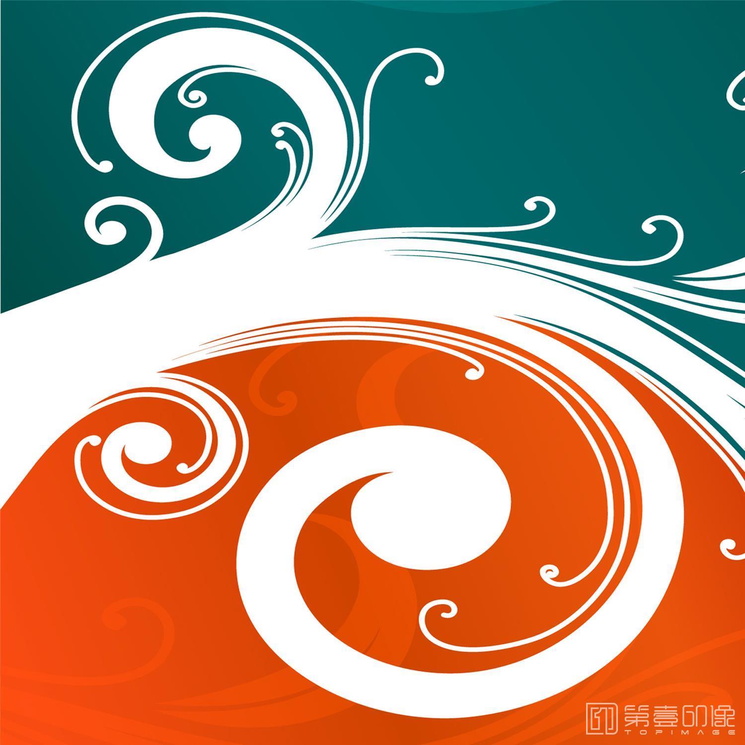 手绘-套图-3联-浪花-1