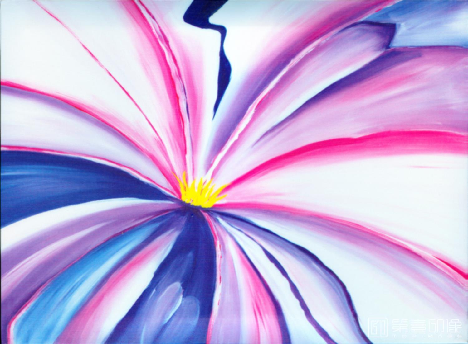 水彩画-套图-3联-花卉-001