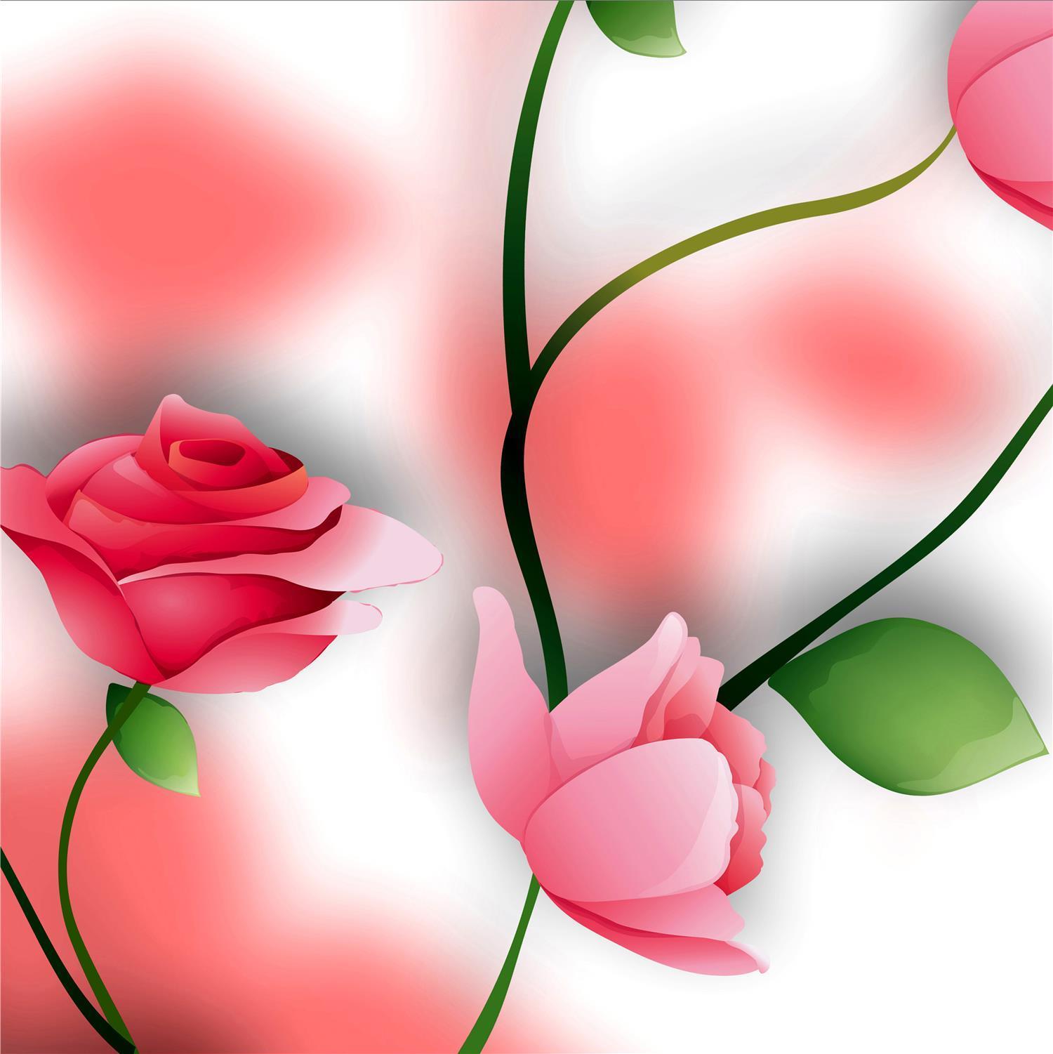电脑绘画-套图-3联-花卉N-003