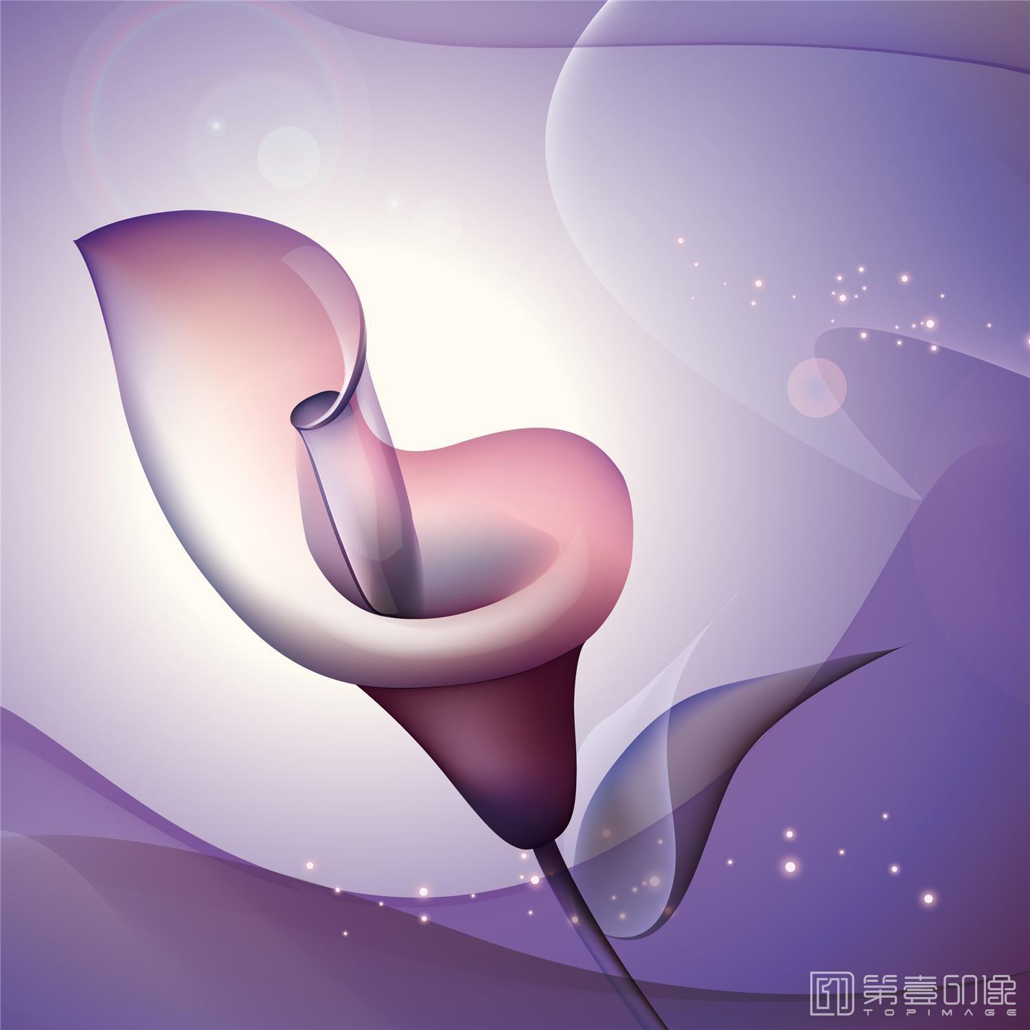 电脑绘画-套图-3联-花卉O-002