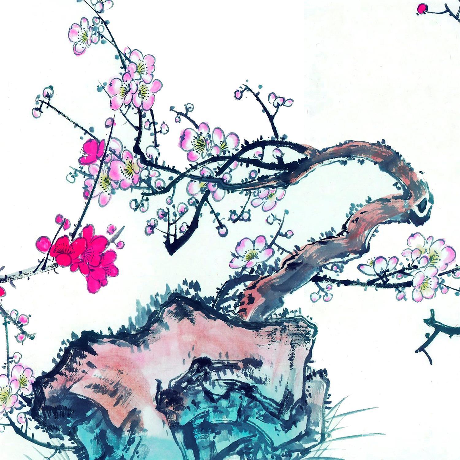 国画-套图-3联-花-238