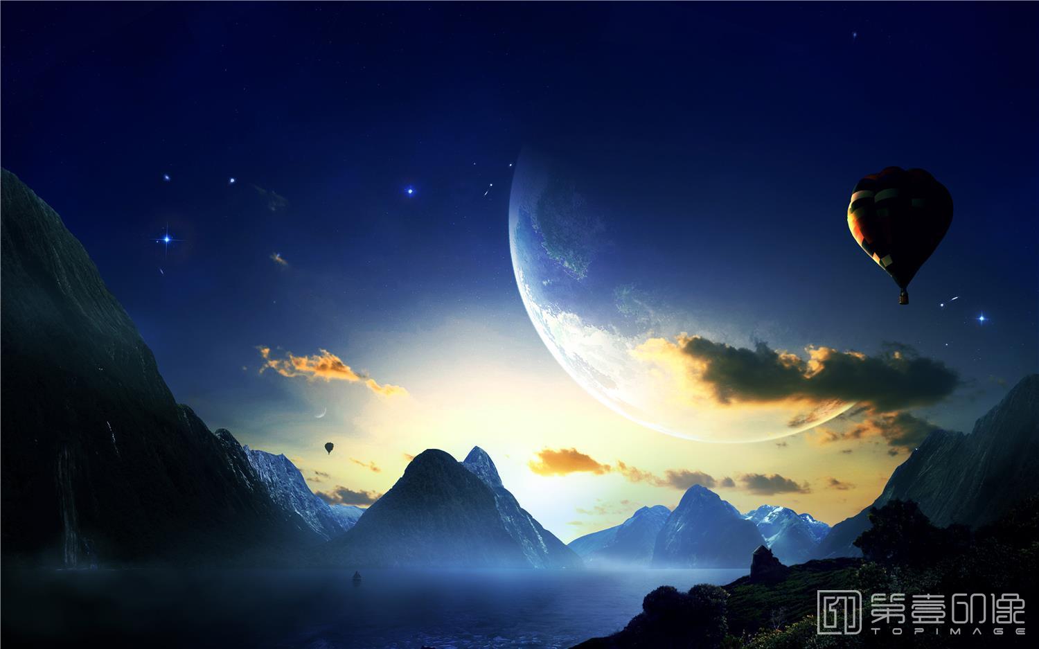 电脑绘画-星空与星云-020